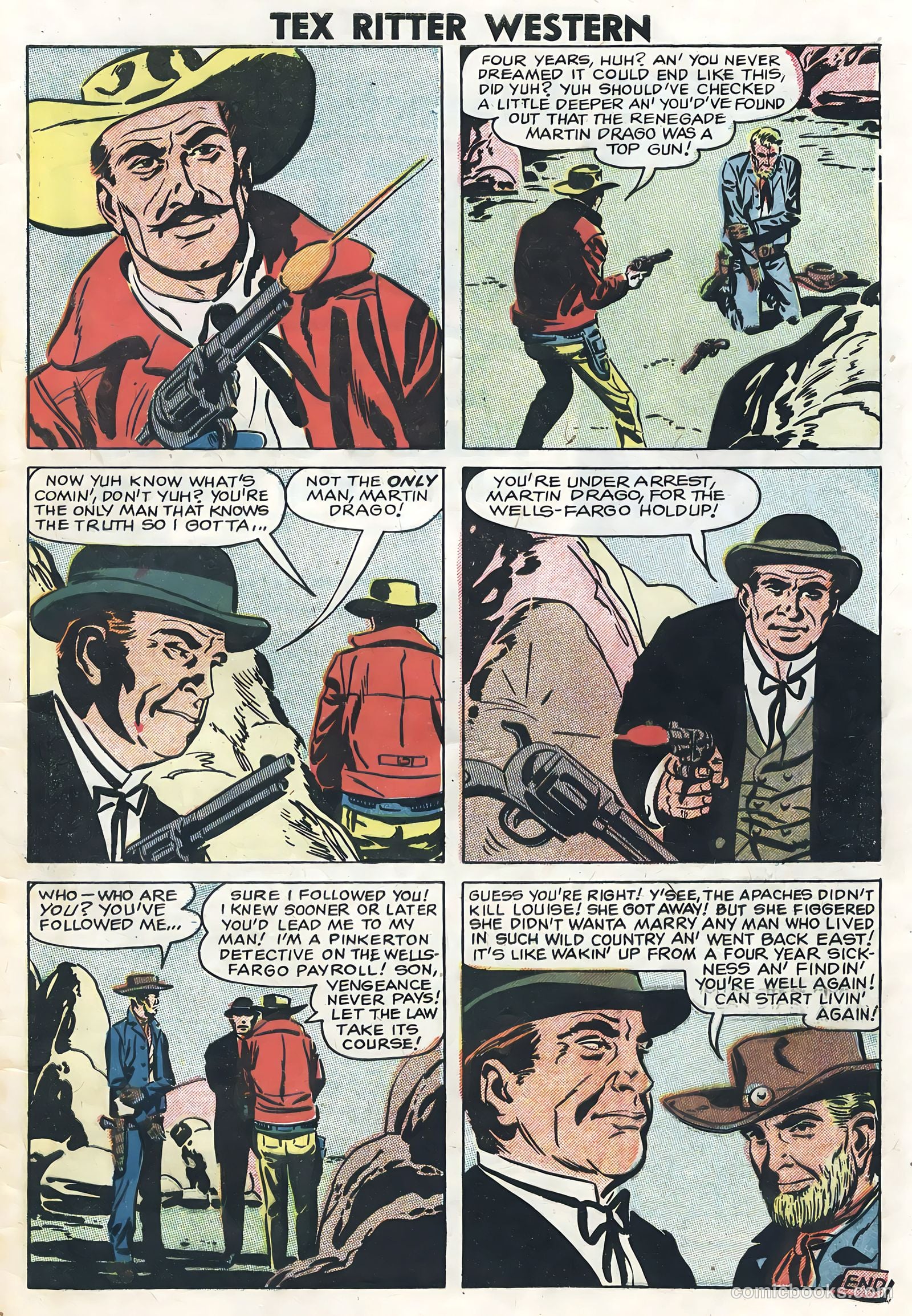 Tex Ritter Western #41 — page 33 of 36