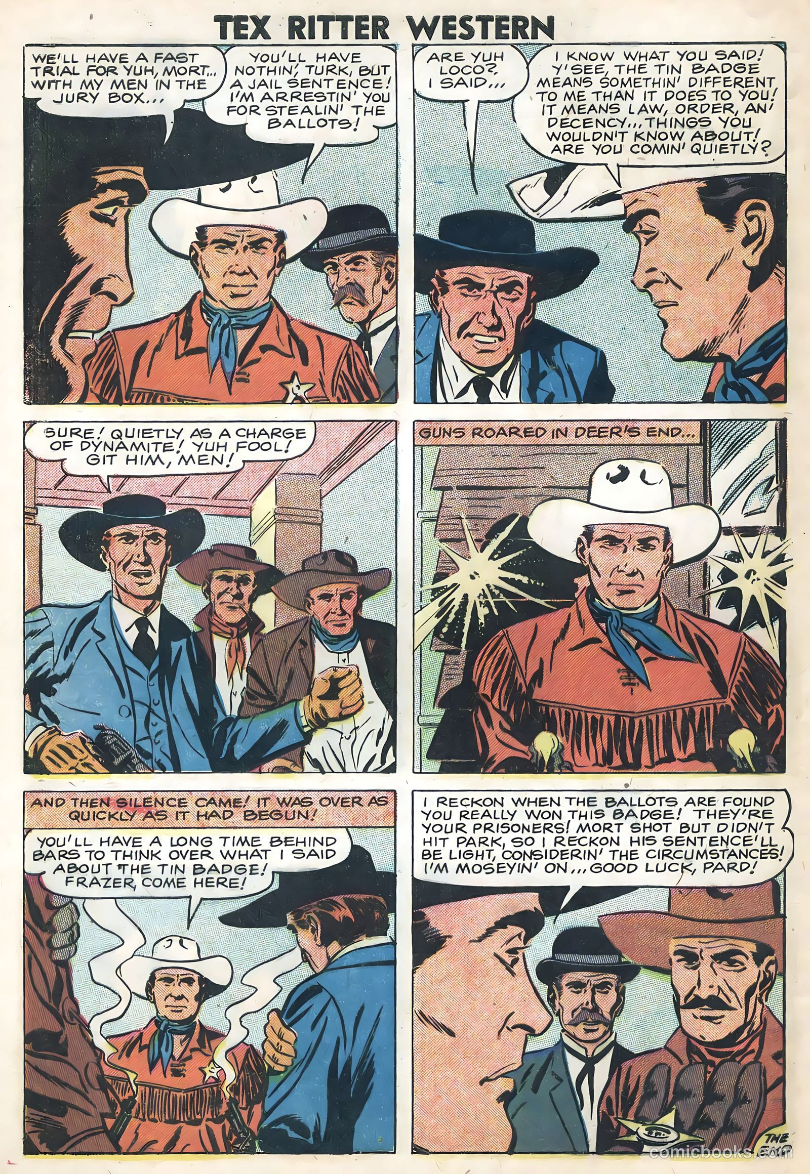 Tex Ritter Western #42 — page 8 of 36