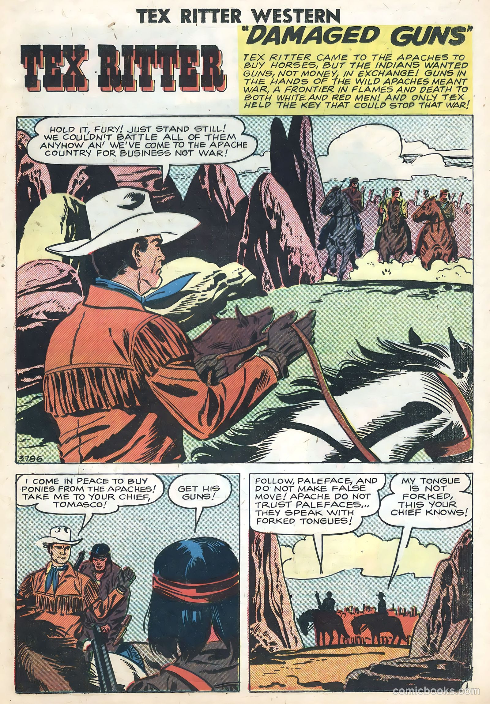 Tex Ritter Western #42 — page 21 of 36