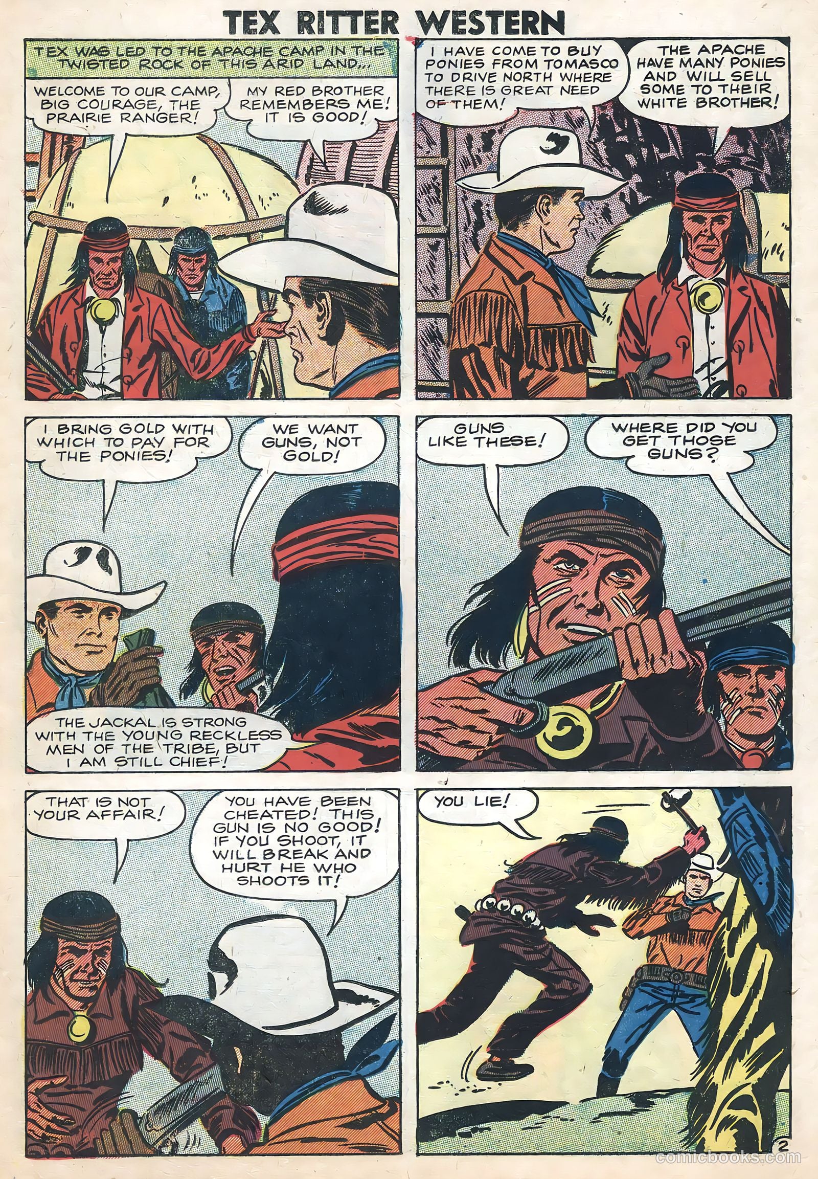 Tex Ritter Western #42 — page 23 of 36