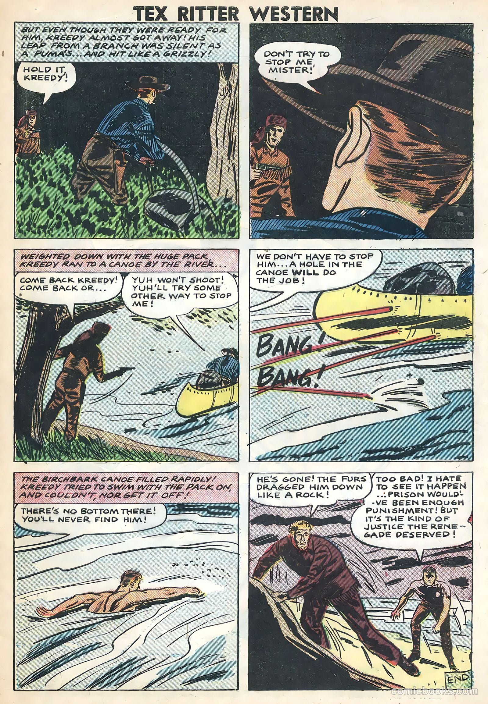 Tex Ritter Western #42 — page 33 of 36