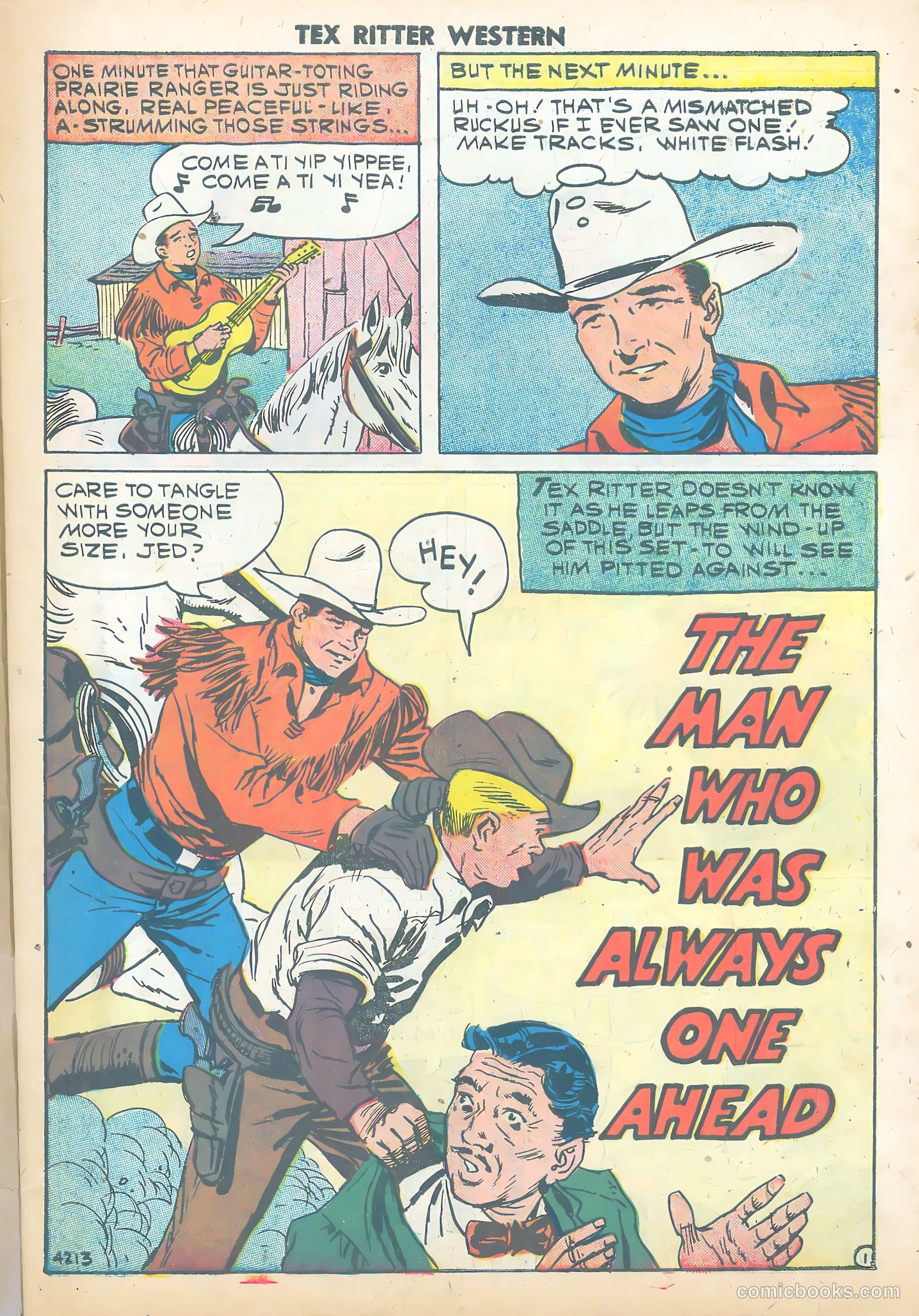 Tex Ritter Western #43 — page 3 of 36