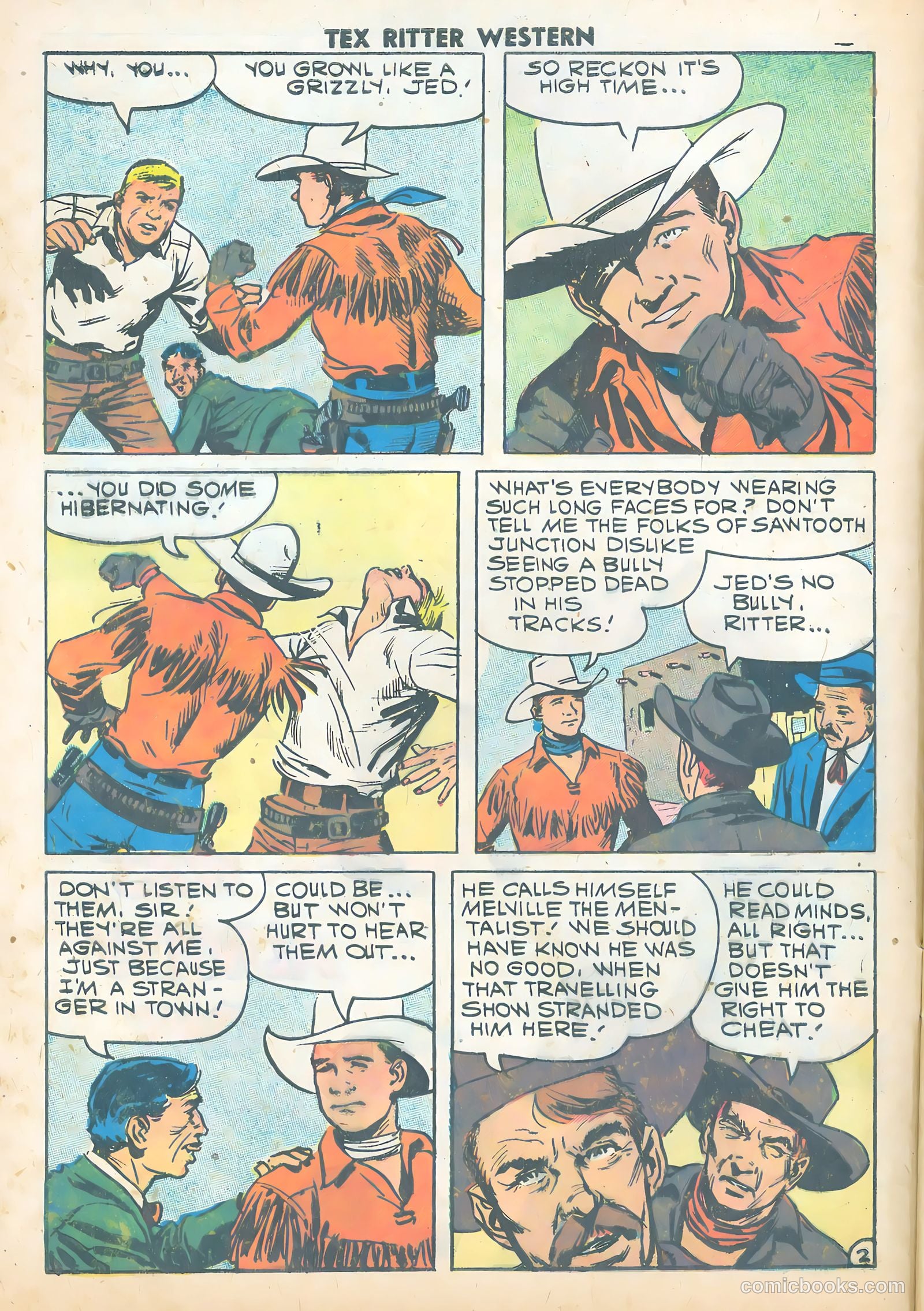 Tex Ritter Western #43 — page 4 of 36
