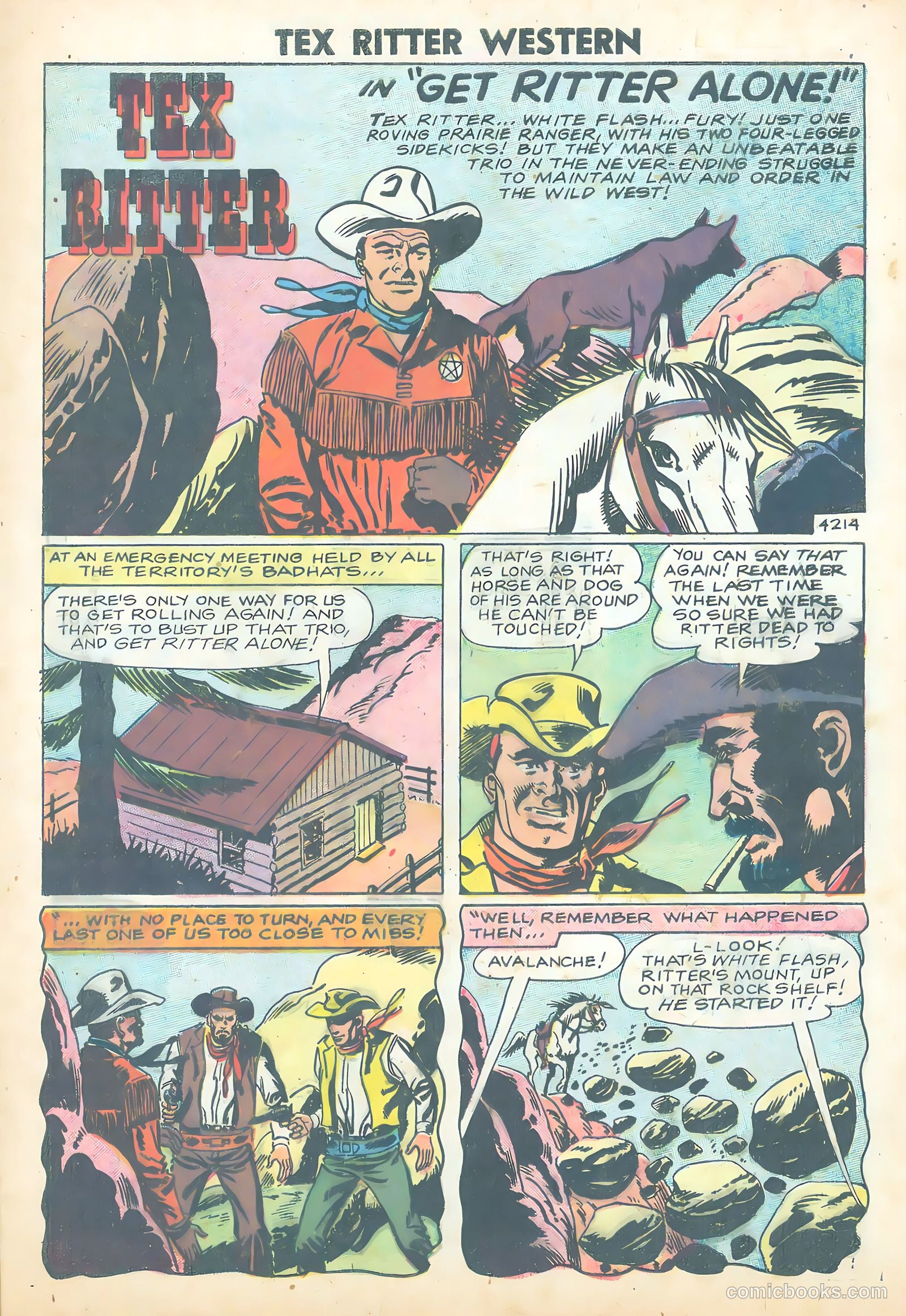 Tex Ritter Western #43 — page 9 of 36