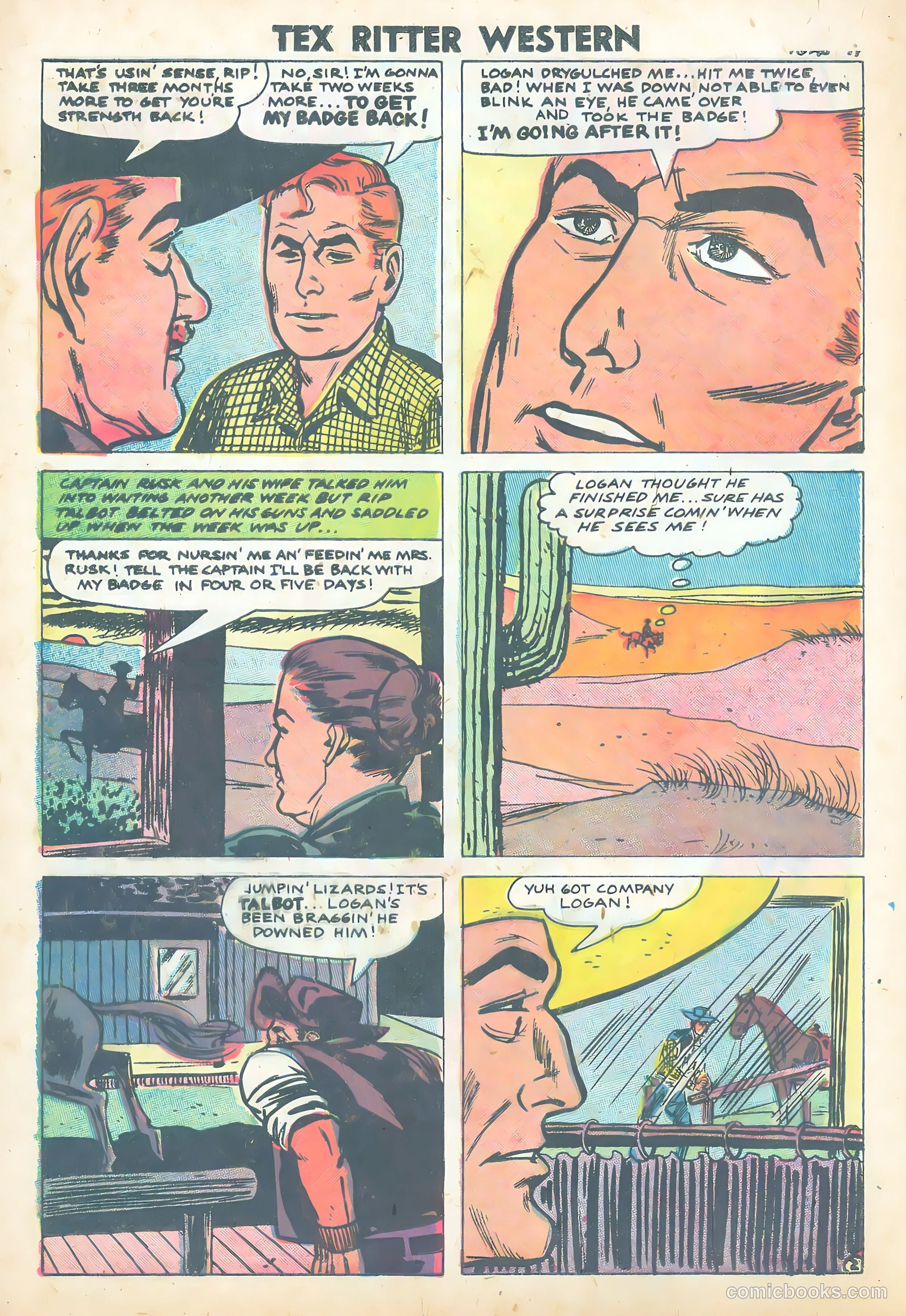 Tex Ritter Western #43 — page 16 of 36