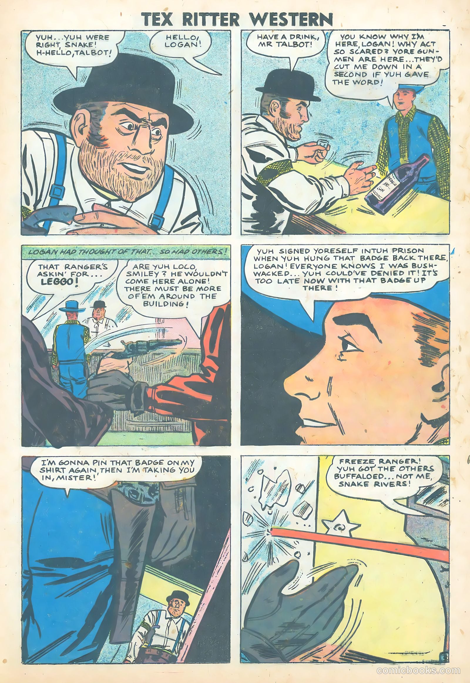 Tex Ritter Western #43 — page 17 of 36