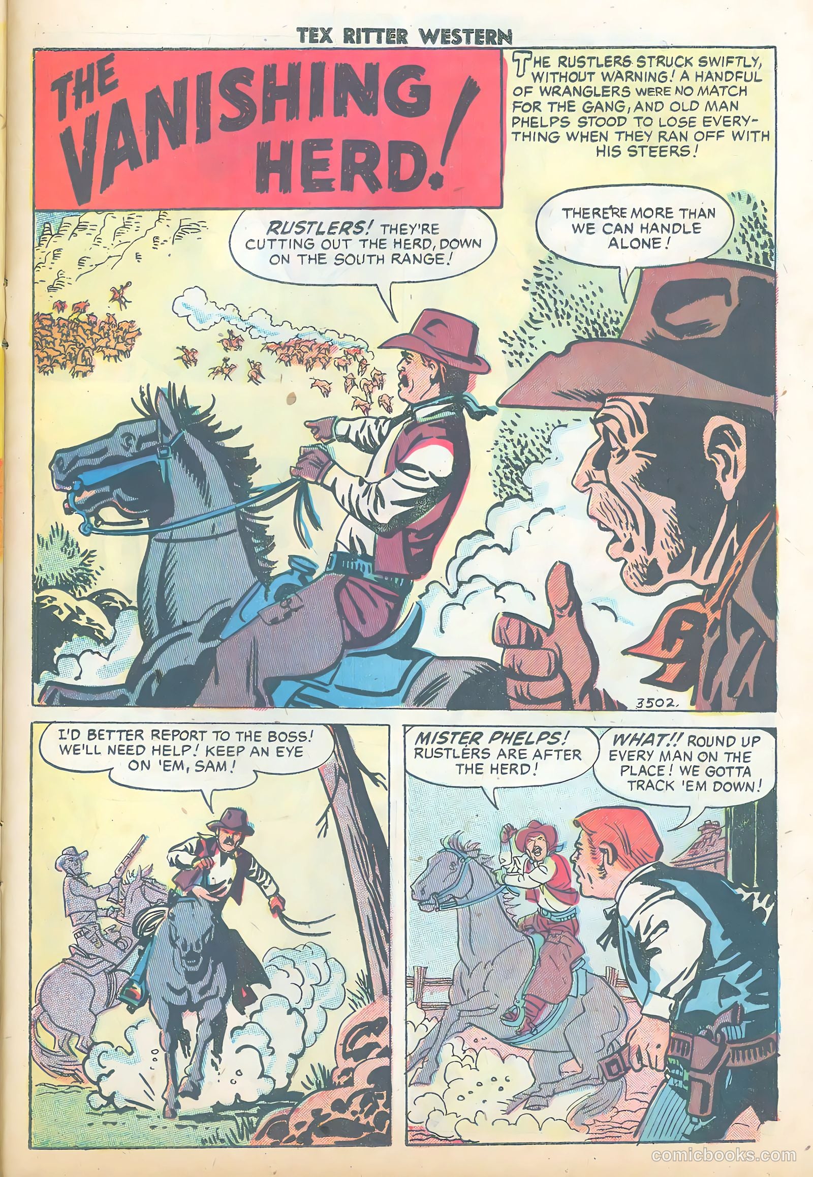 Tex Ritter Western #43 — page 23 of 36