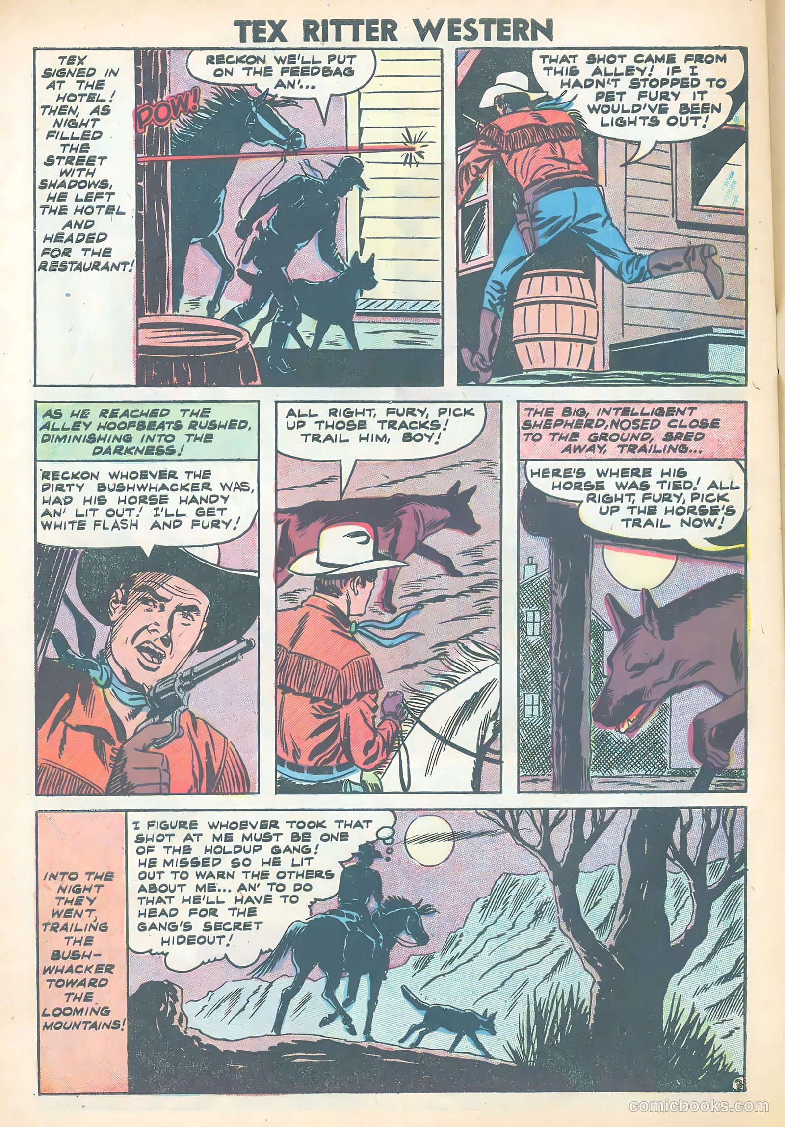 Tex Ritter Western #43 — page 30 of 36