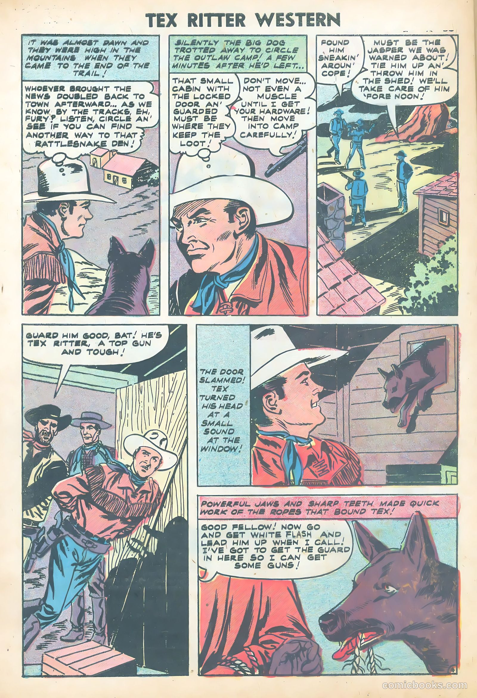 Tex Ritter Western #43 — page 32 of 36