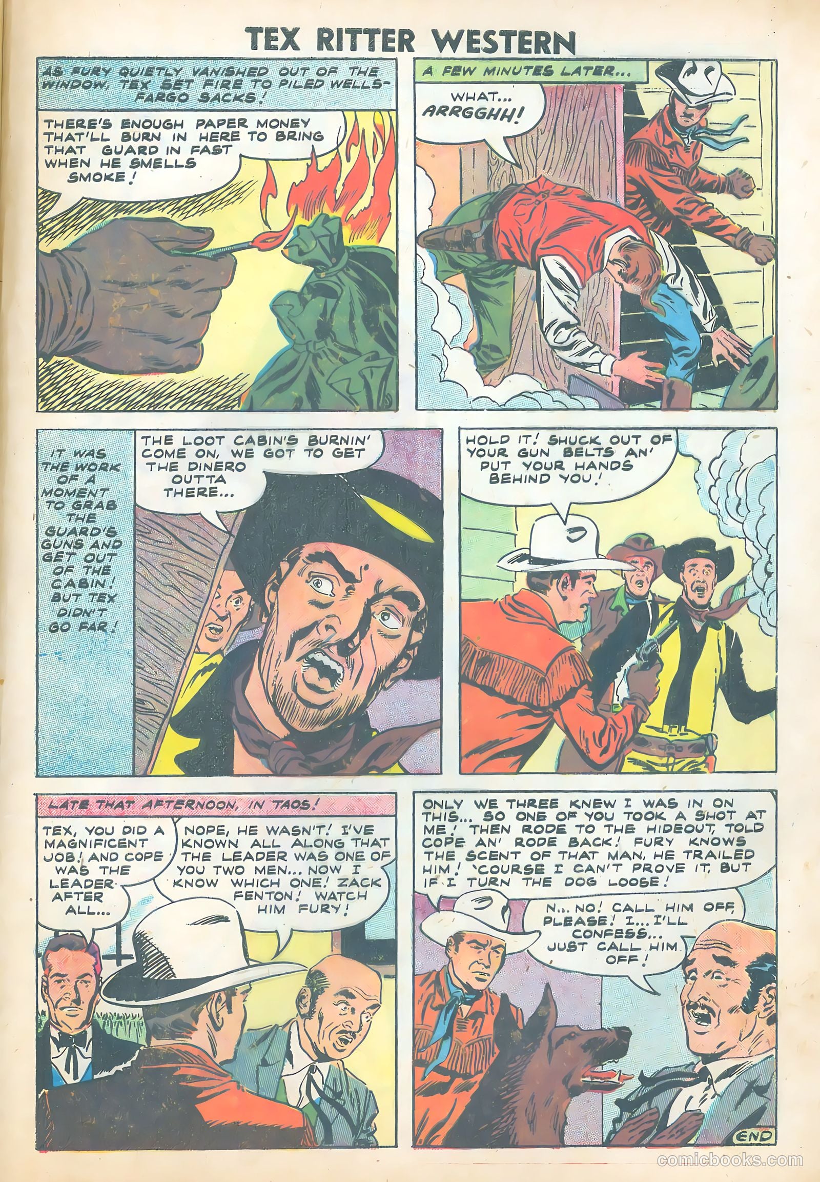 Tex Ritter Western #43 — page 33 of 36