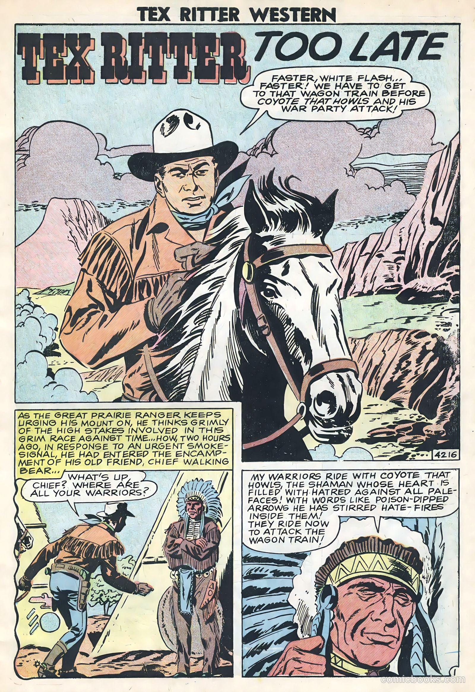Tex Ritter Western #44 — page 3 of 36