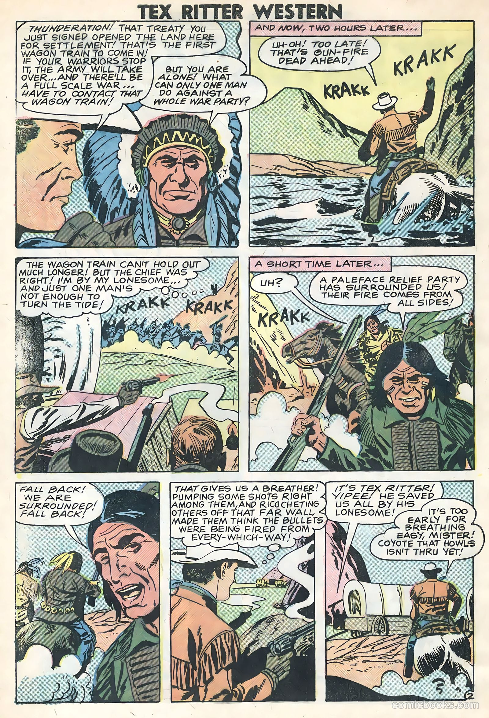 Tex Ritter Western #44 — page 4 of 36