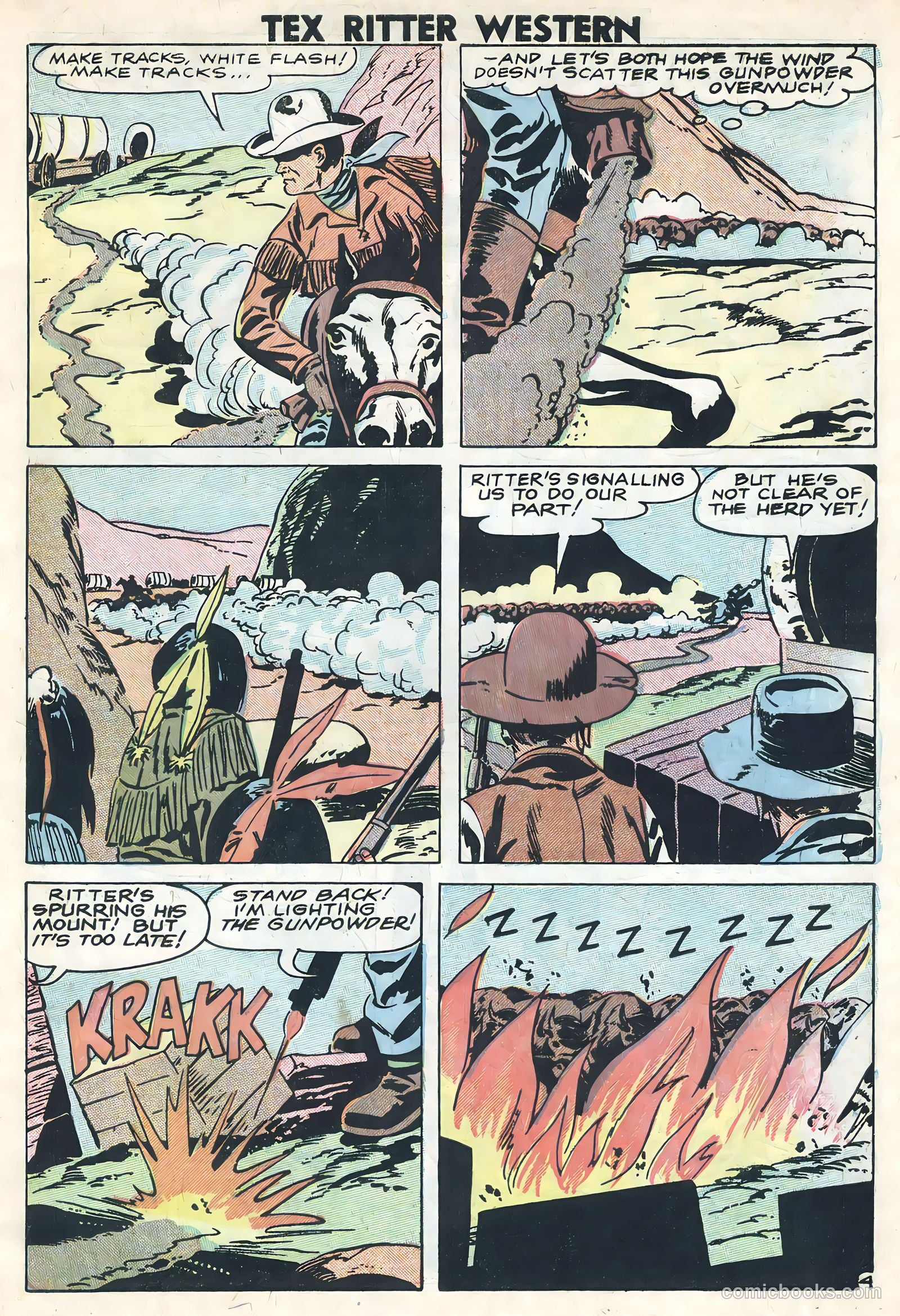 Tex Ritter Western #44 — page 7 of 36