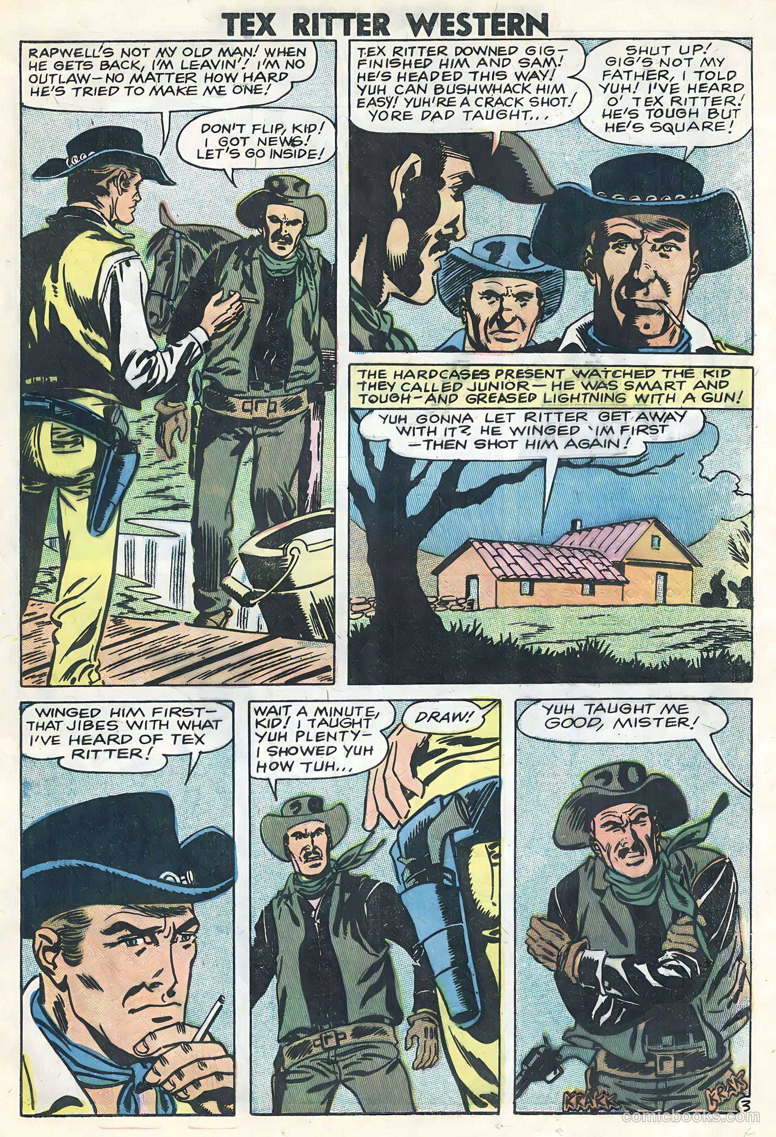 Tex Ritter Western #44 — page 17 of 36