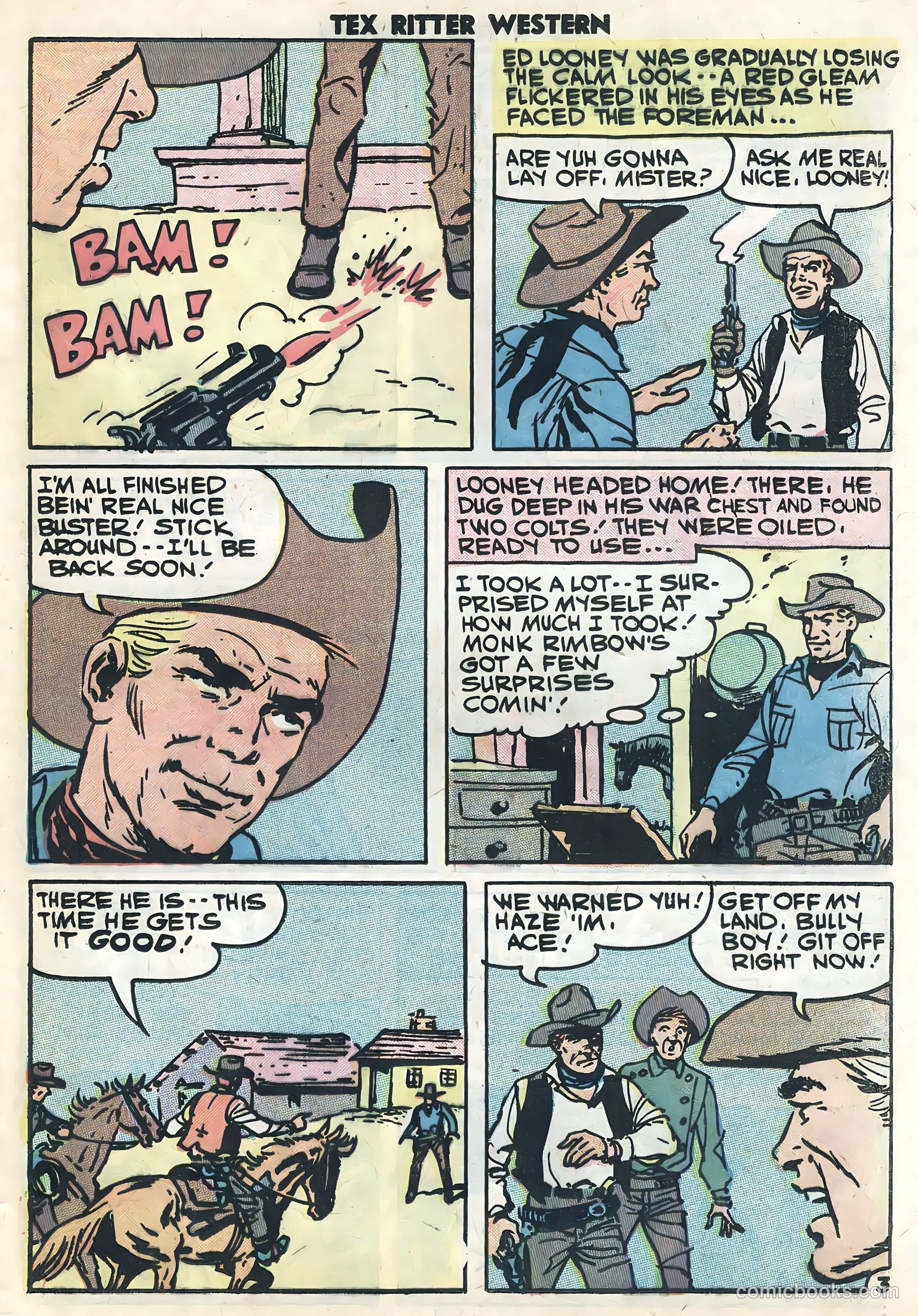 Tex Ritter Western #44 — page 25 of 36