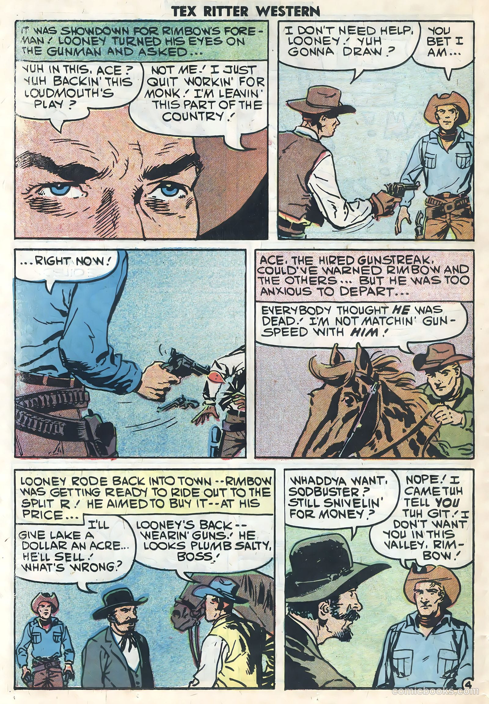 Tex Ritter Western #44 — page 26 of 36