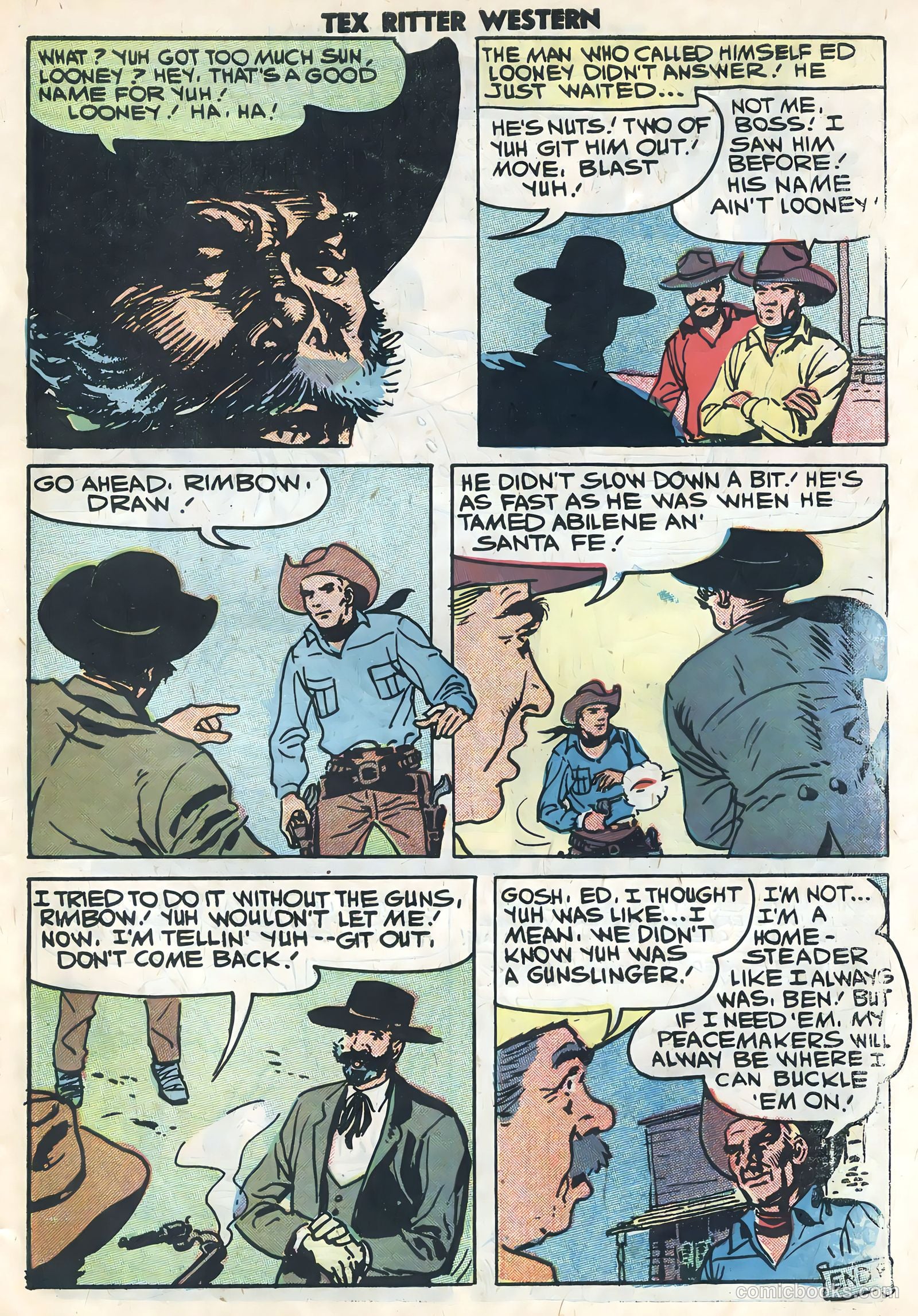 Tex Ritter Western #44 — page 27 of 36