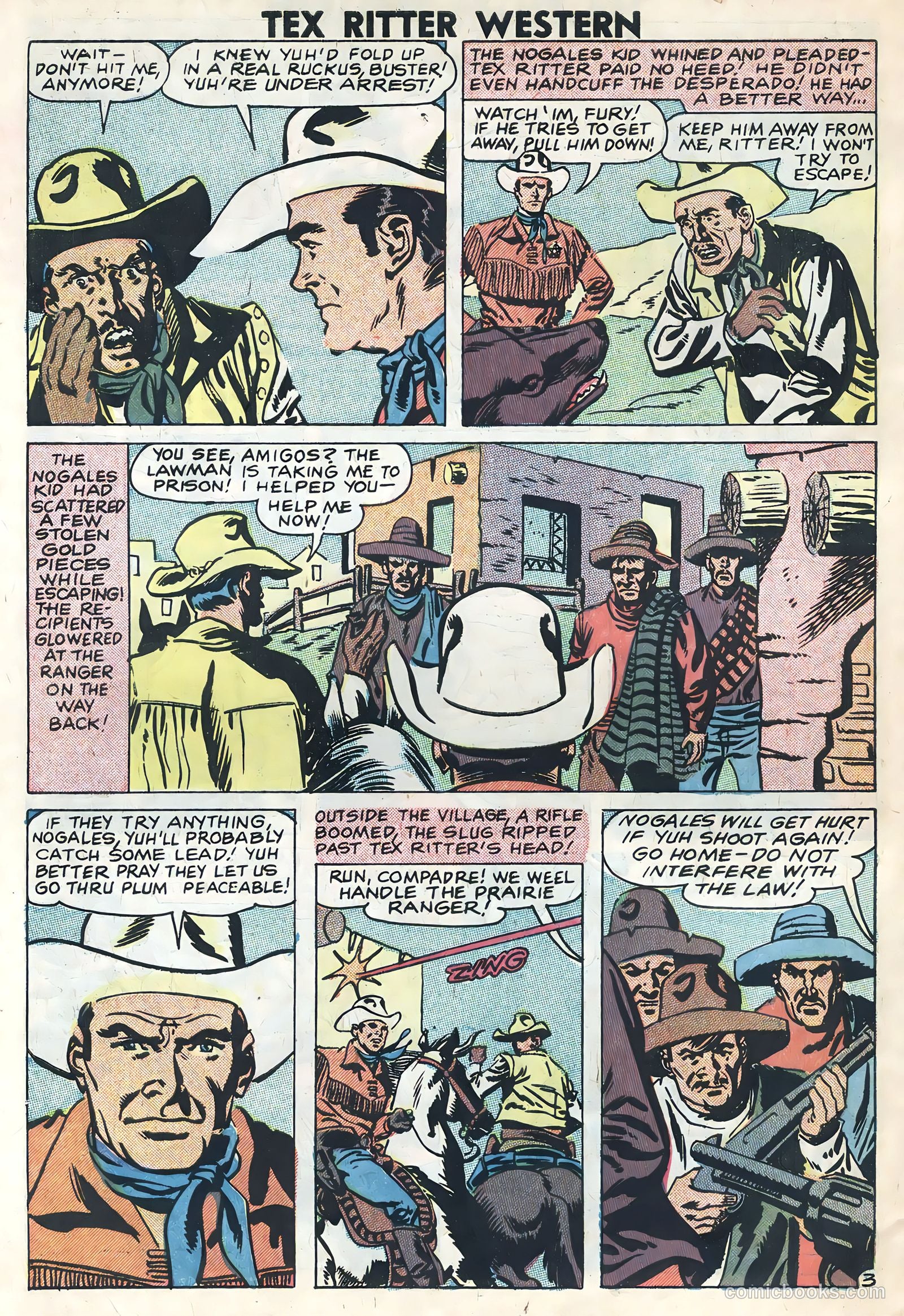 Tex Ritter Western #44 — page 30 of 36