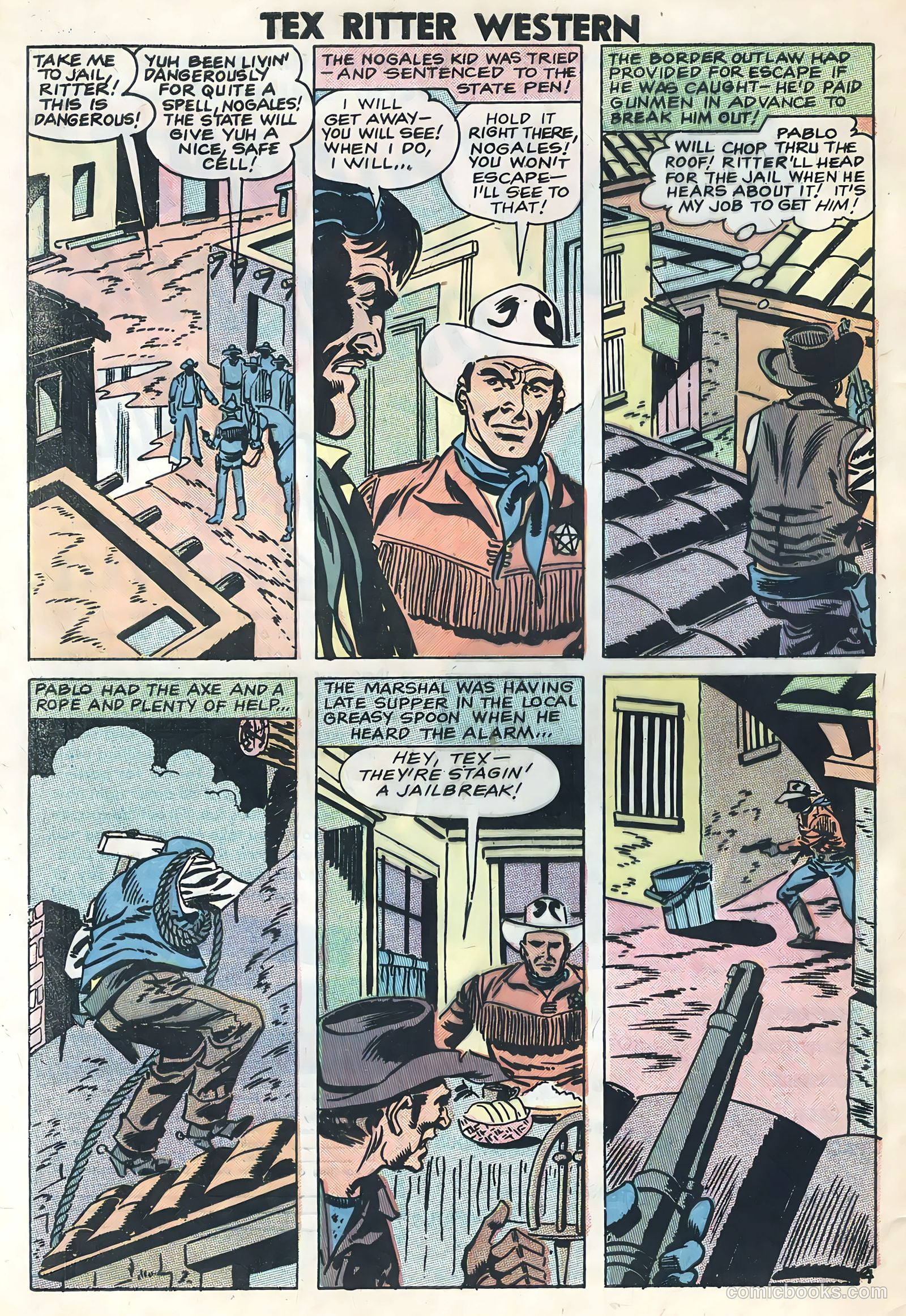 Tex Ritter Western #44 — page 32 of 36