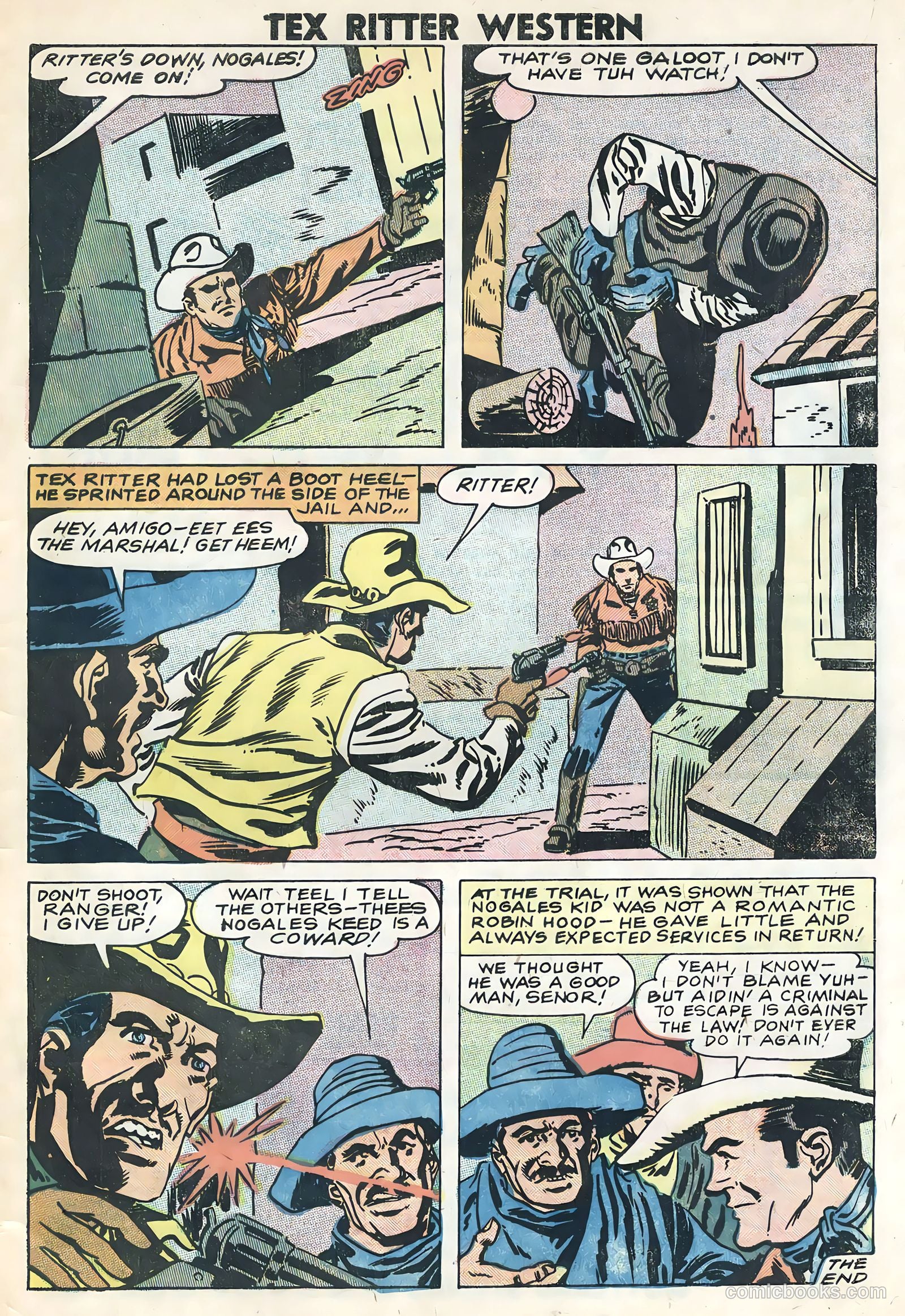 Tex Ritter Western #44 — page 33 of 36