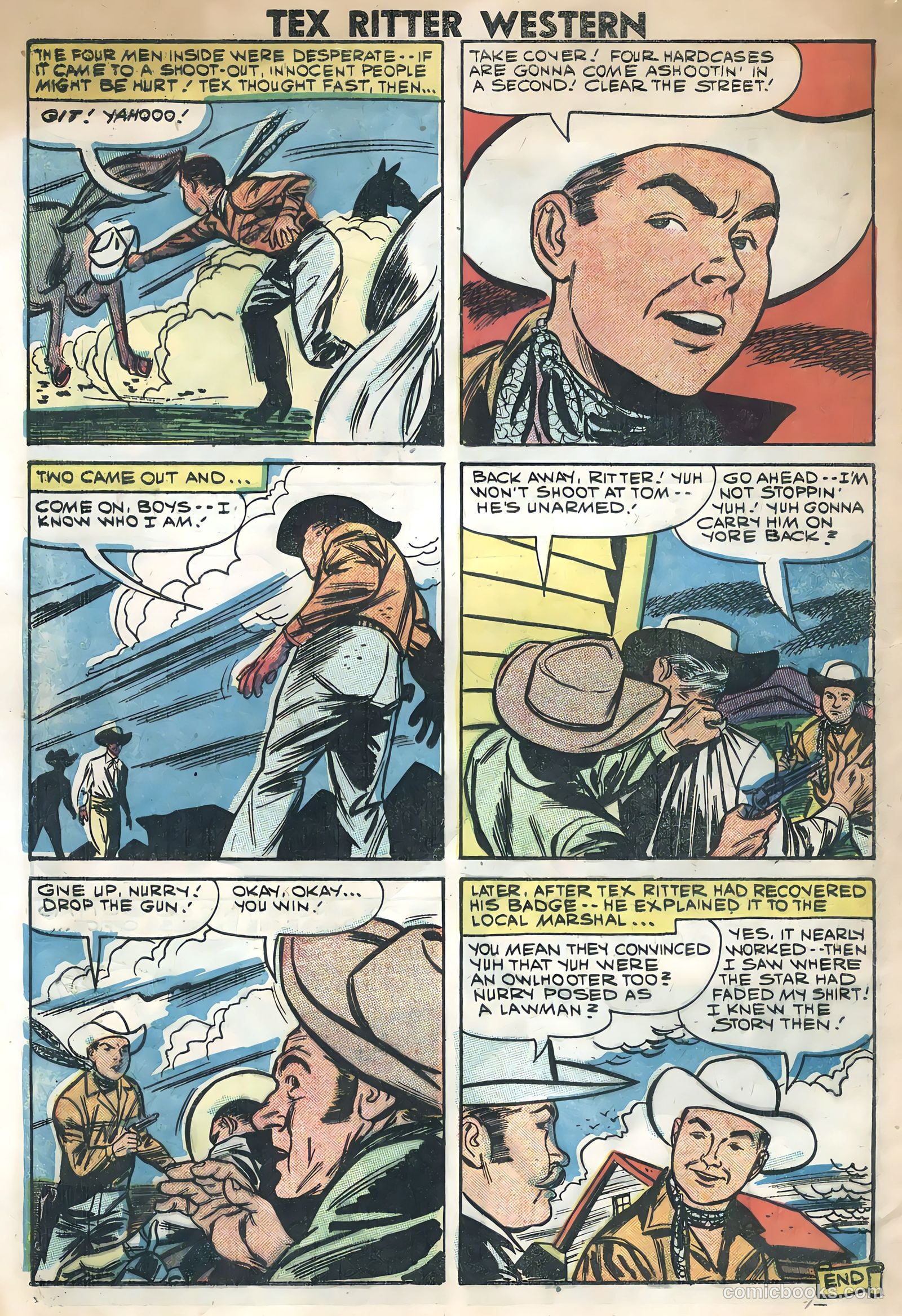 Tex Ritter Western #45 — page 8 of 35