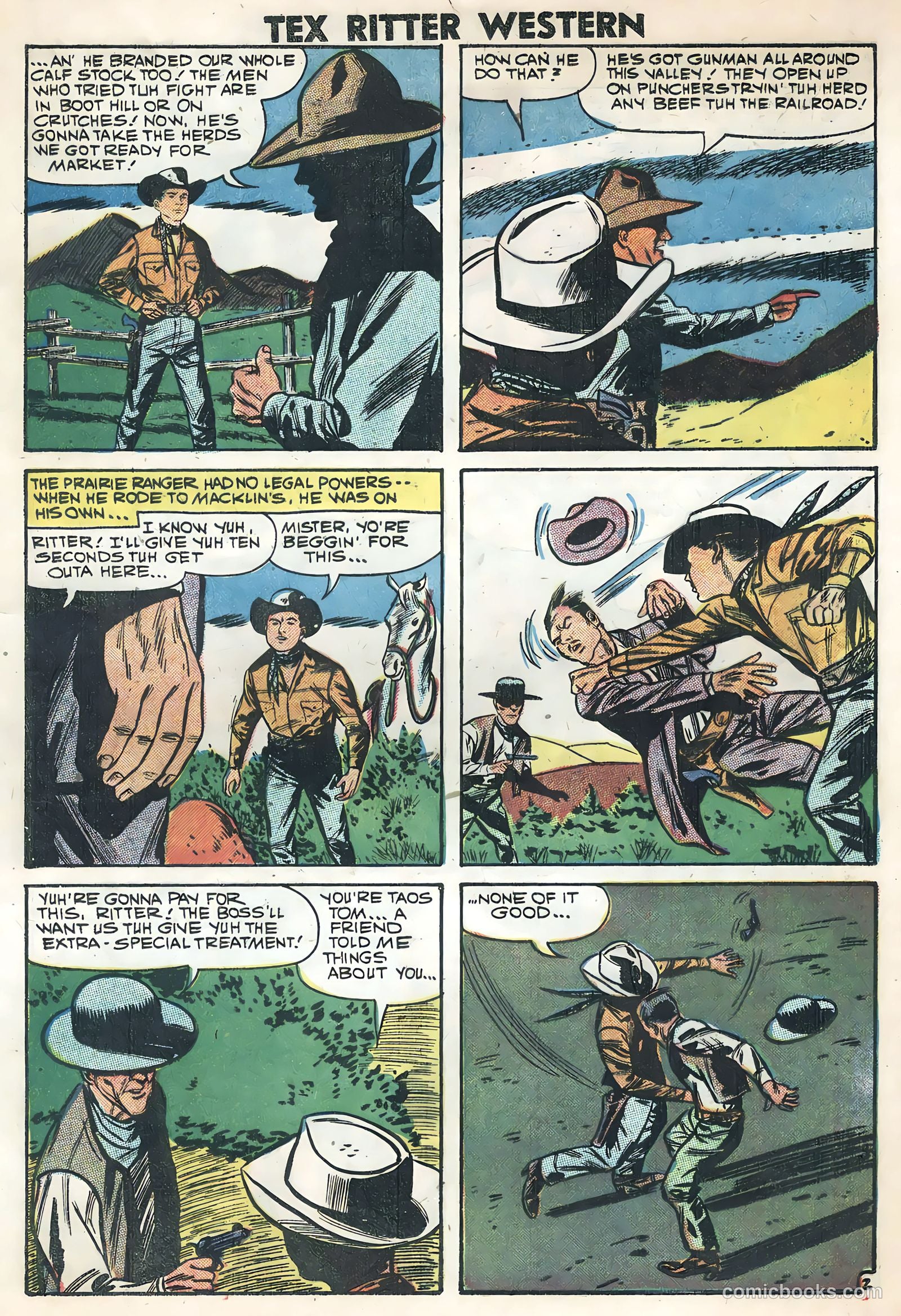 Tex Ritter Western #45 — page 16 of 35
