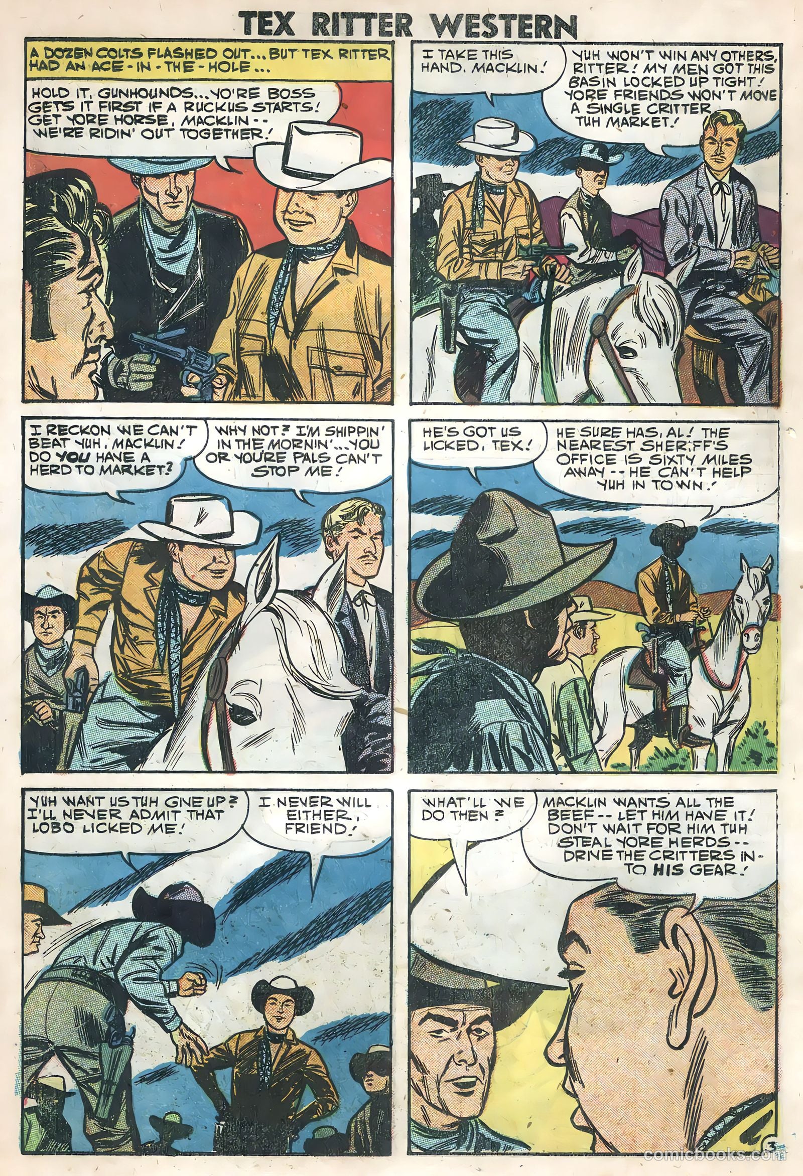 Tex Ritter Western #45 — page 17 of 35