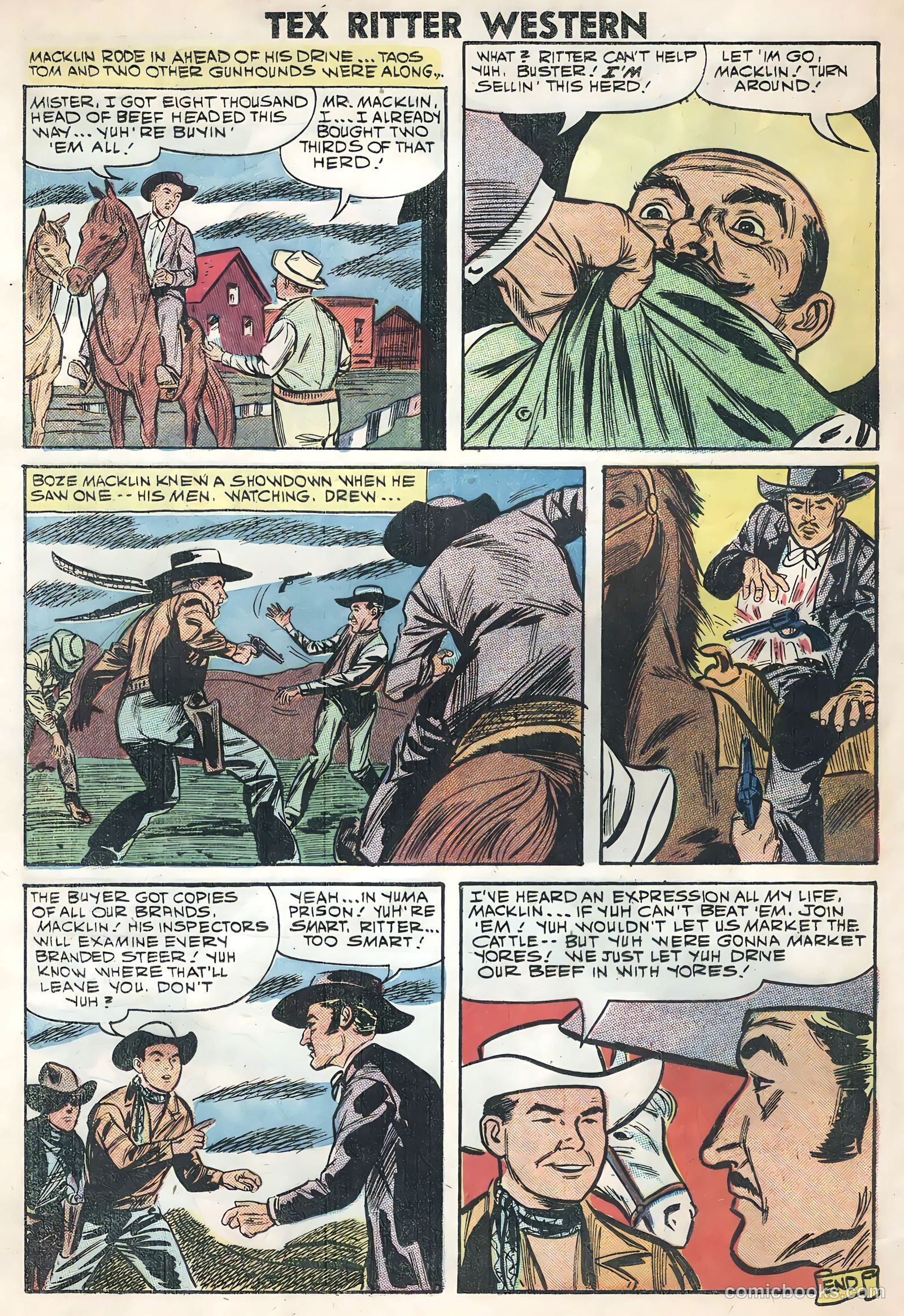 Tex Ritter Western #45 — page 19 of 35
