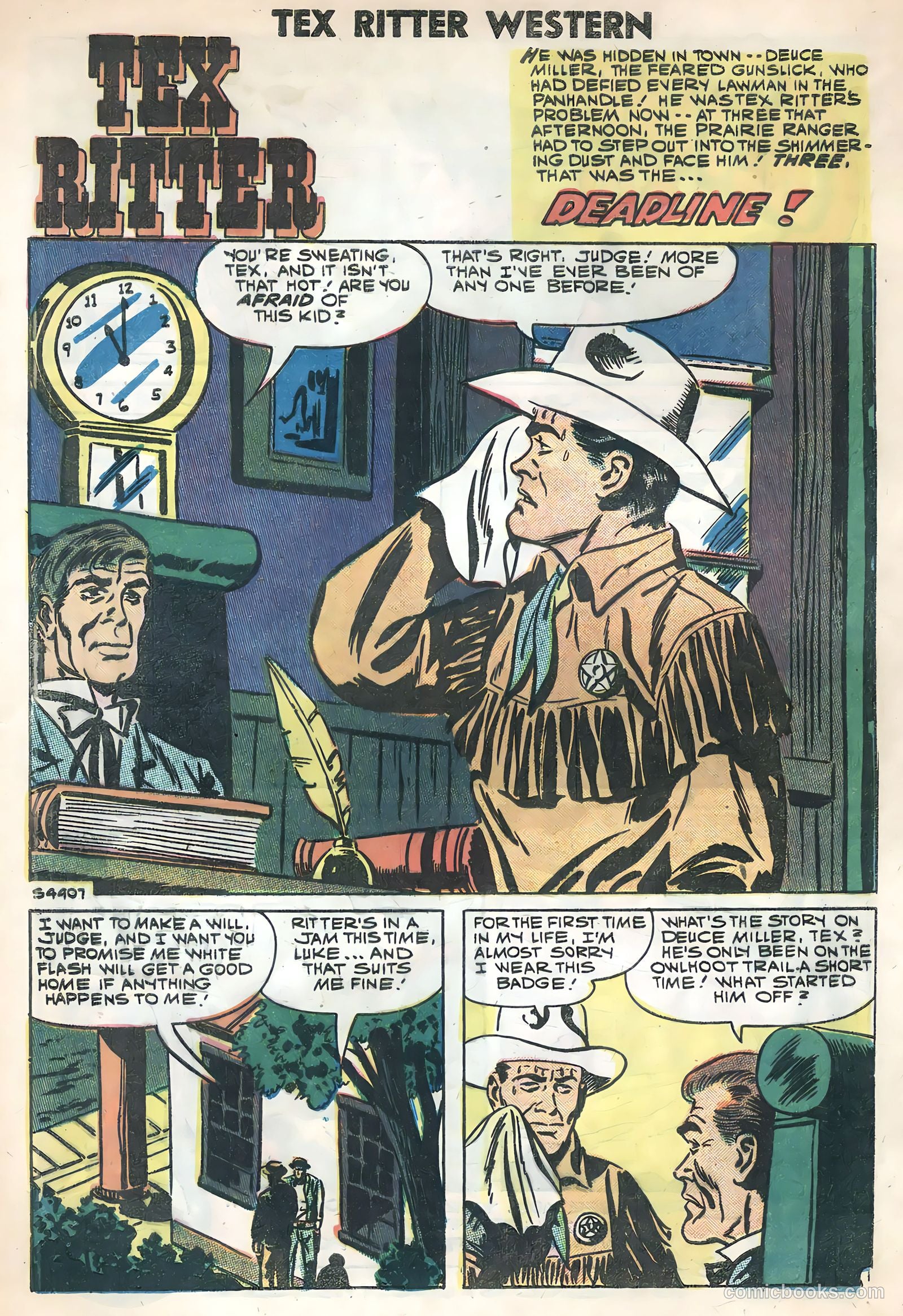 Tex Ritter Western #45 — page 27 of 35