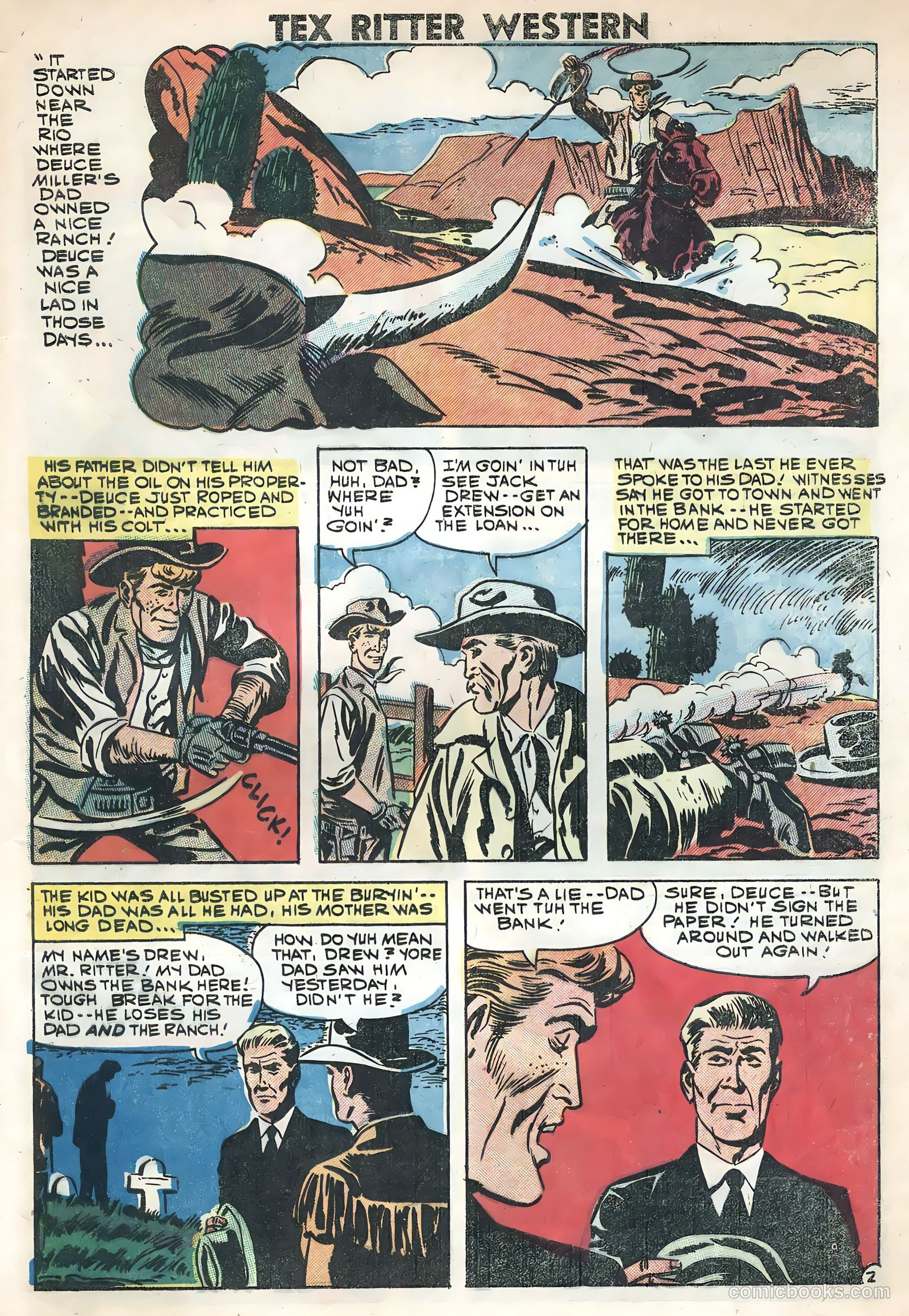 Tex Ritter Western #45 — page 28 of 35