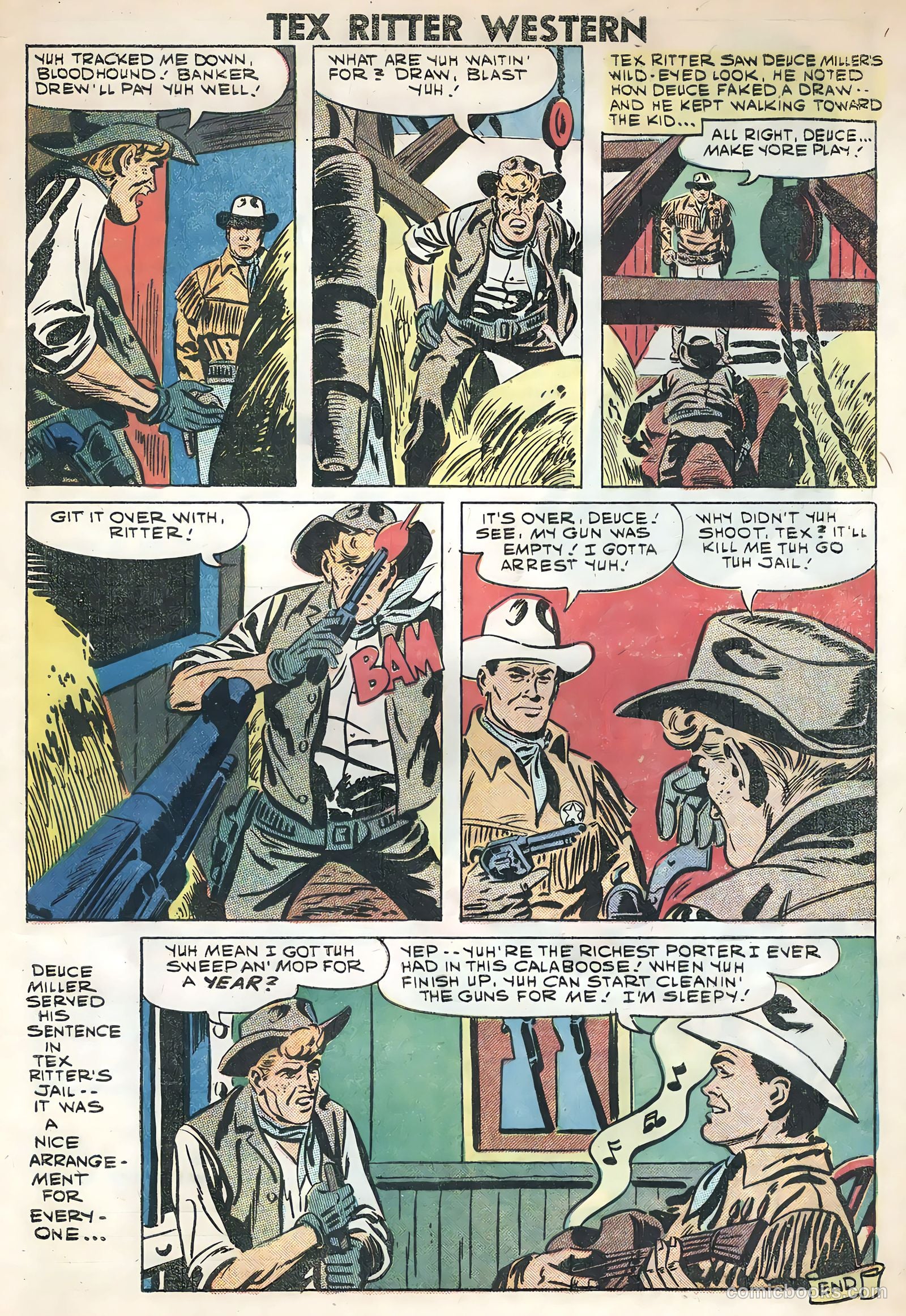 Tex Ritter Western #45 — page 32 of 35