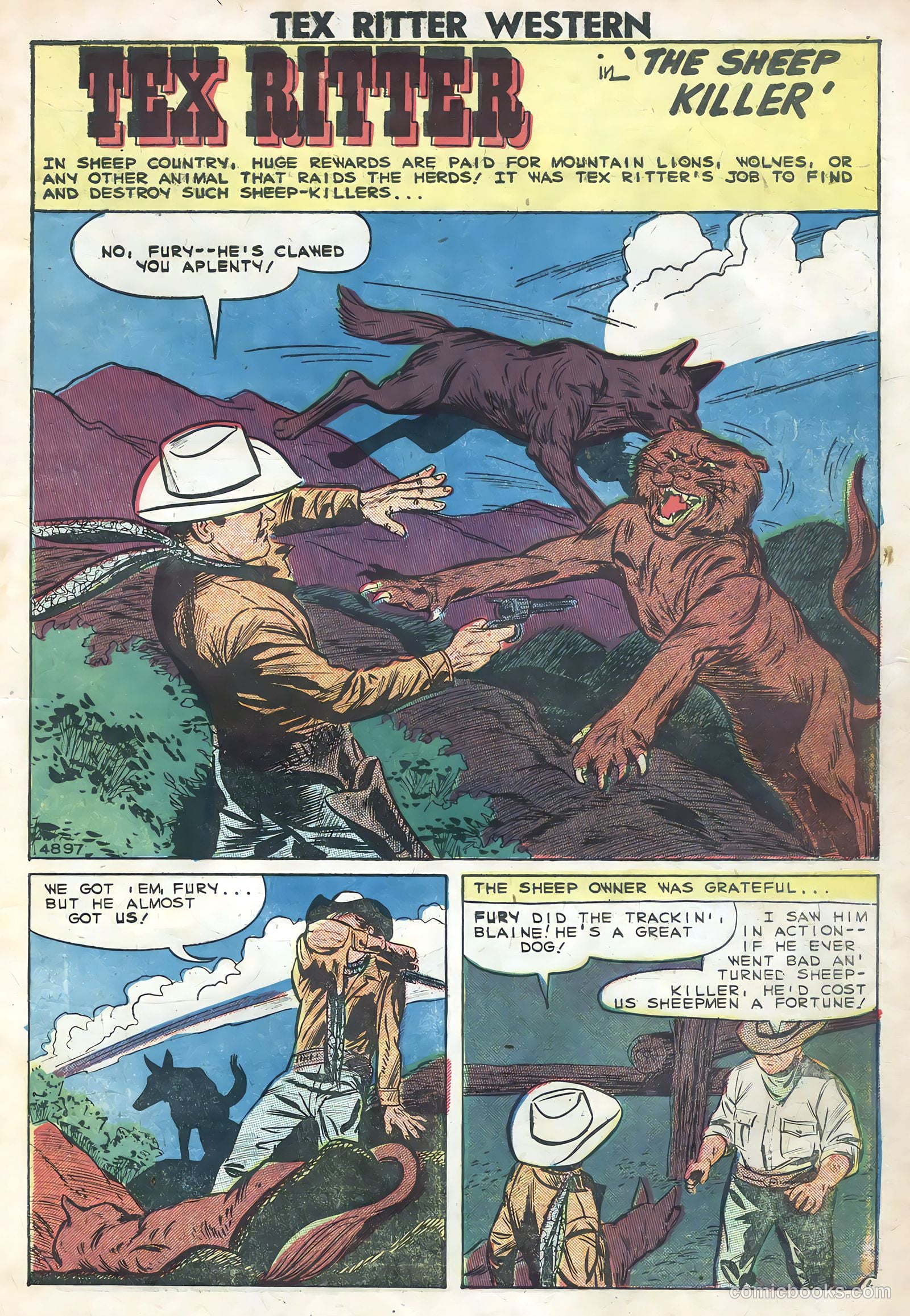Tex Ritter Western #46 — page 3 of 36