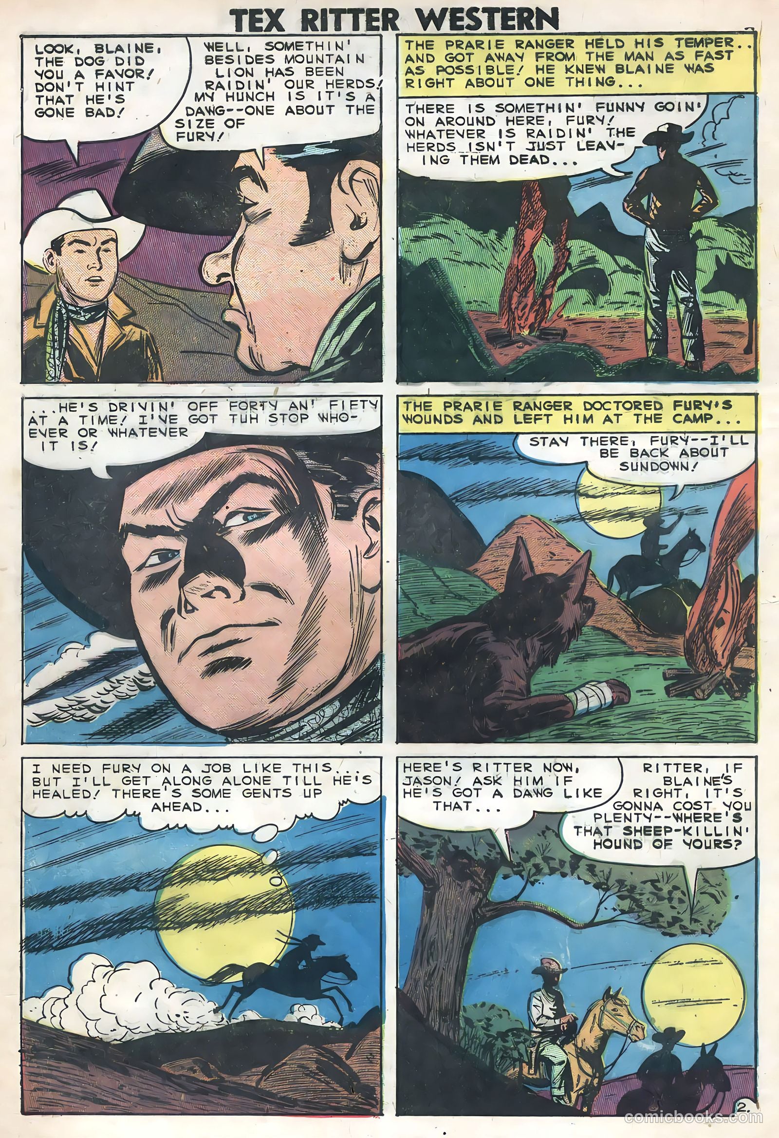 Tex Ritter Western #46 — page 4 of 36