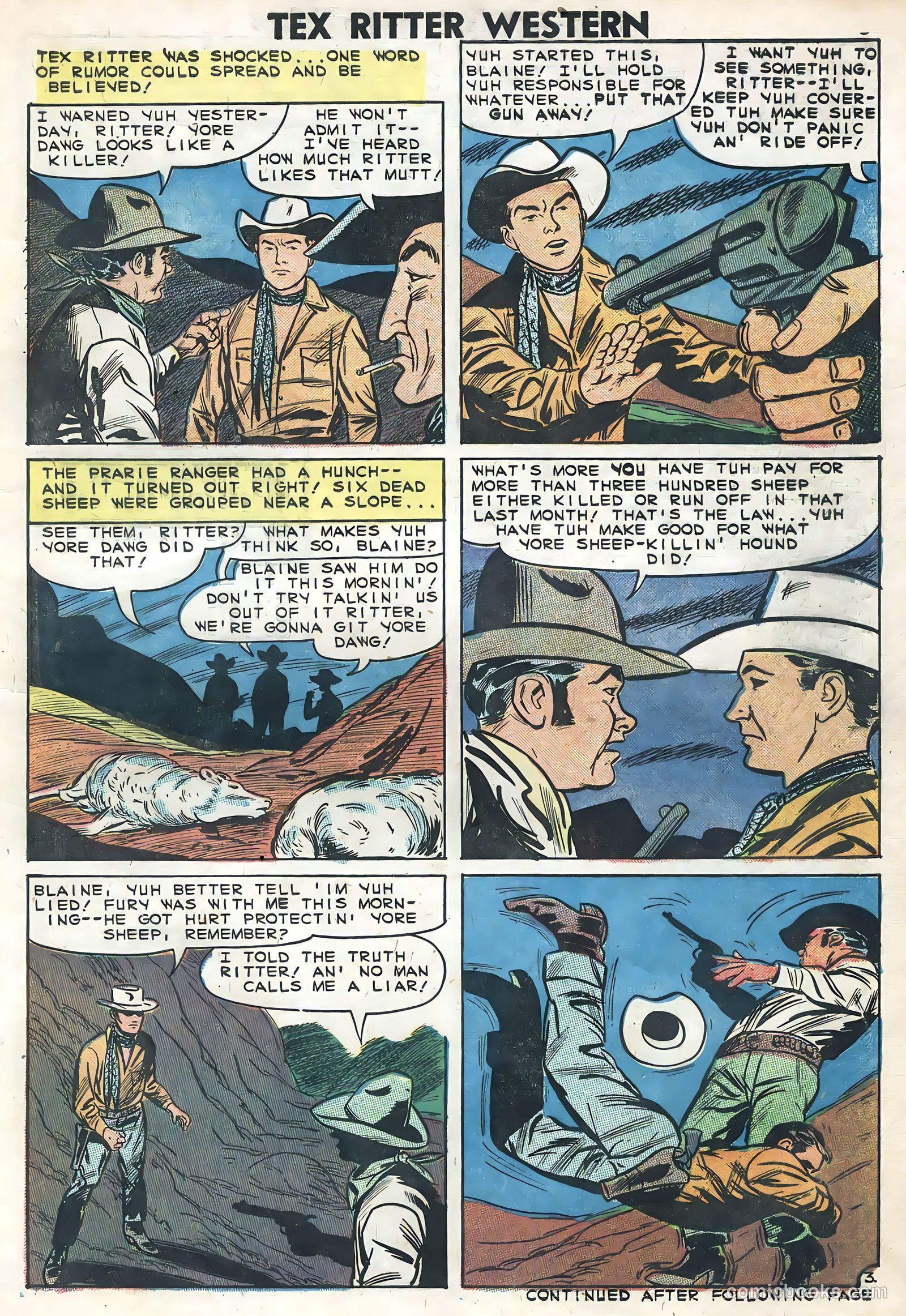 Tex Ritter Western #46 — page 5 of 36