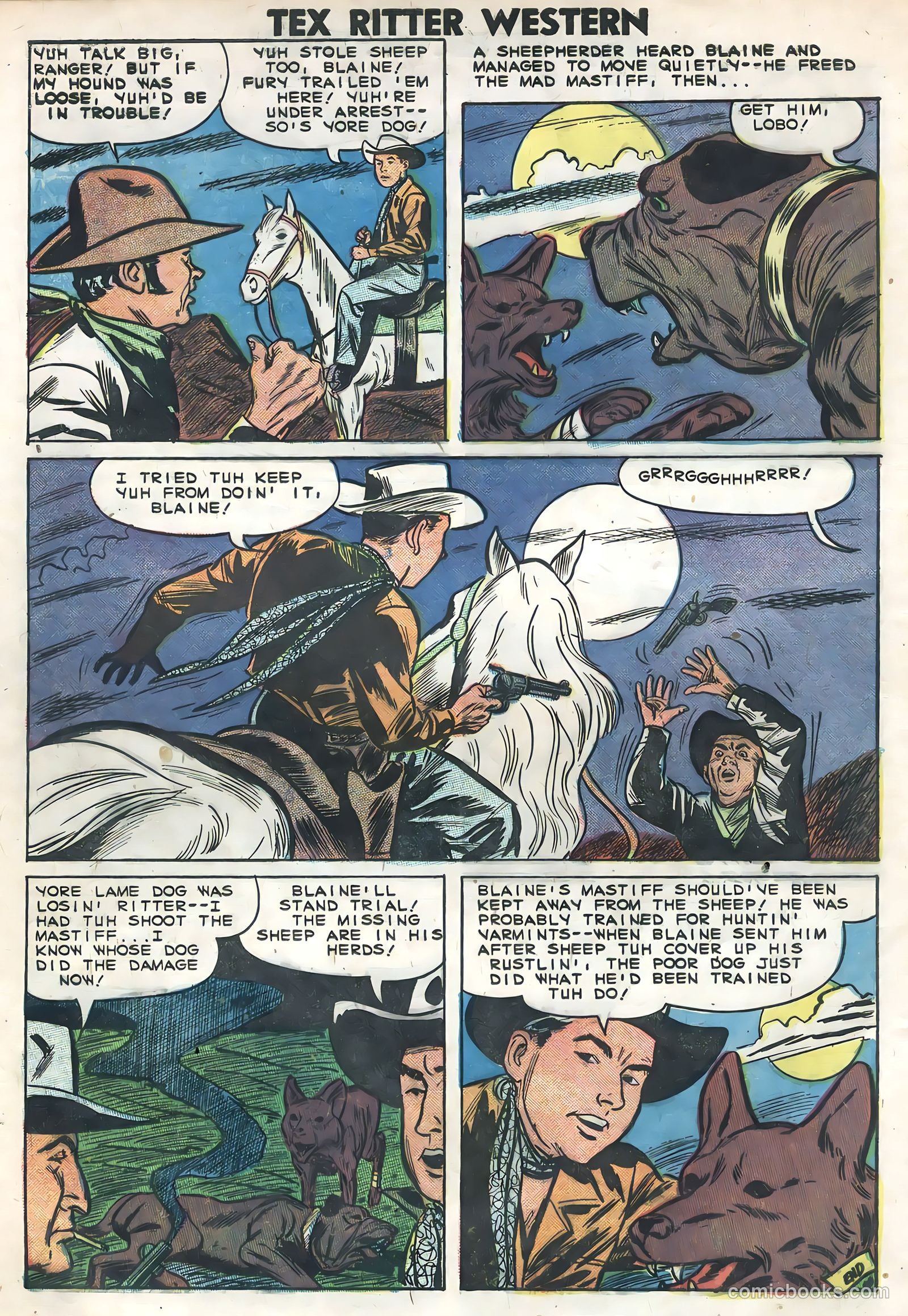 Tex Ritter Western #46 — page 8 of 36