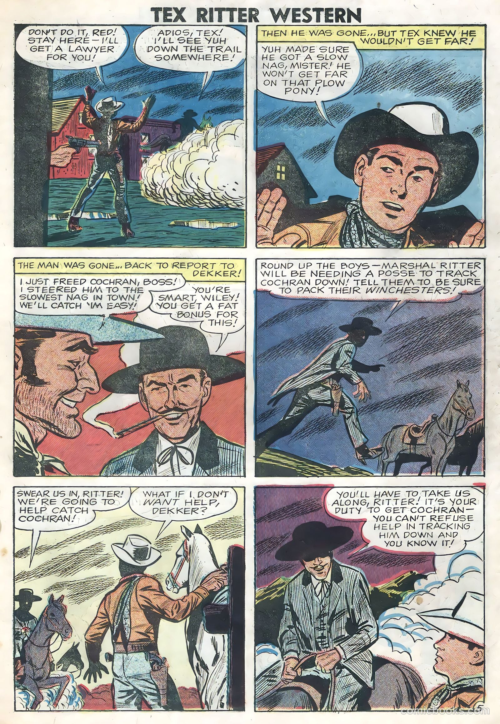 Tex Ritter Western #46 — page 19 of 36