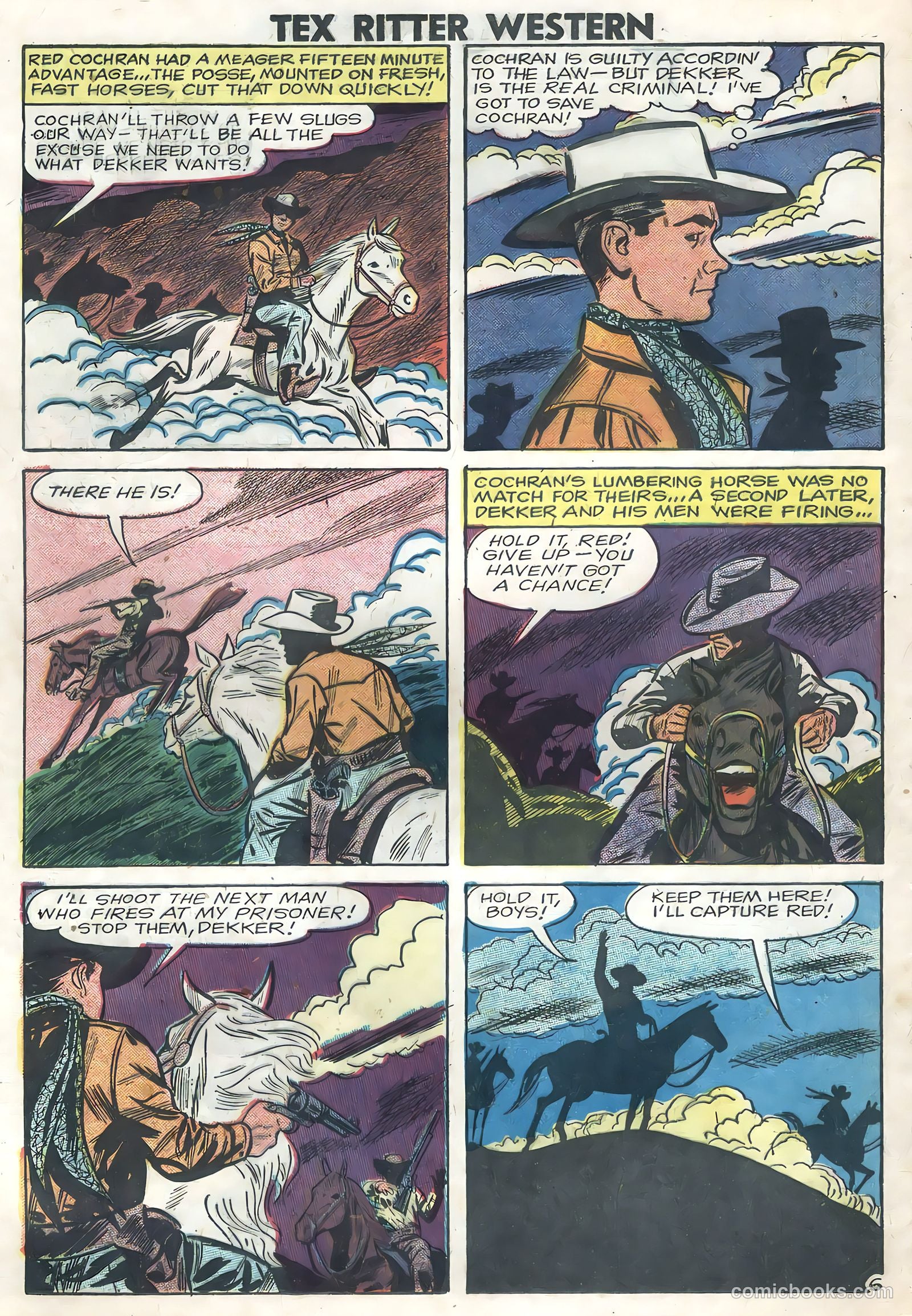 Tex Ritter Western #46 — page 20 of 36