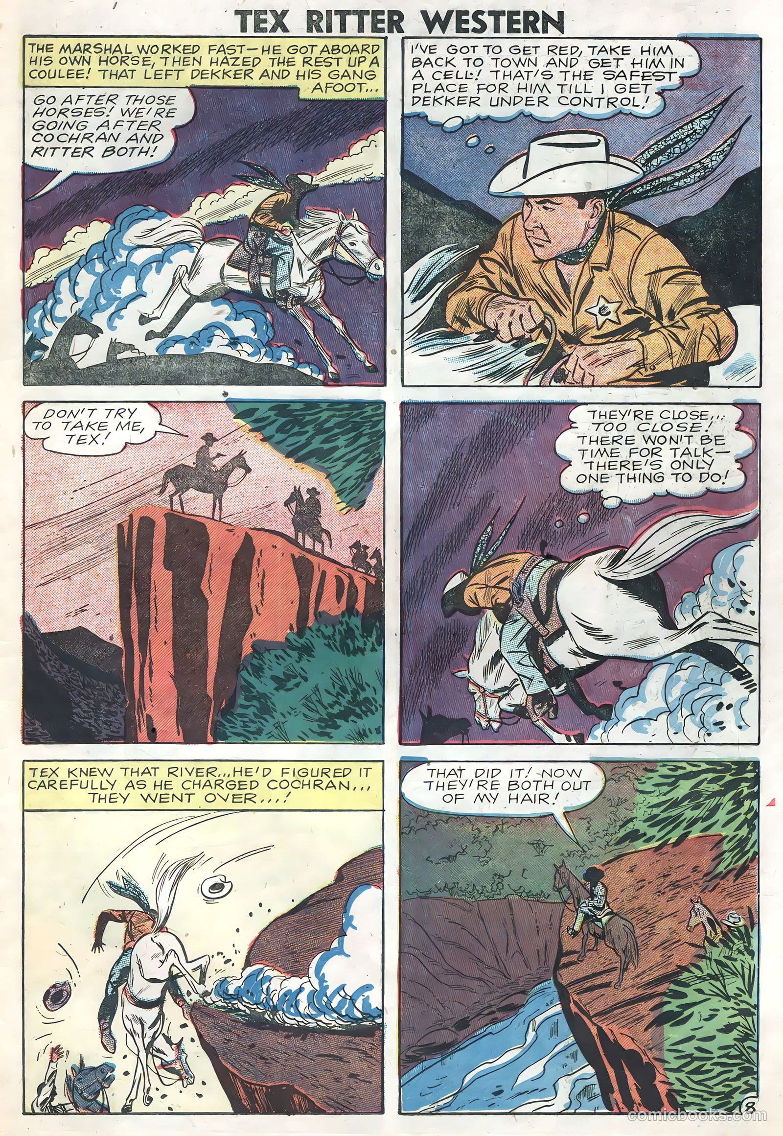 Tex Ritter Western #46 — page 23 of 36