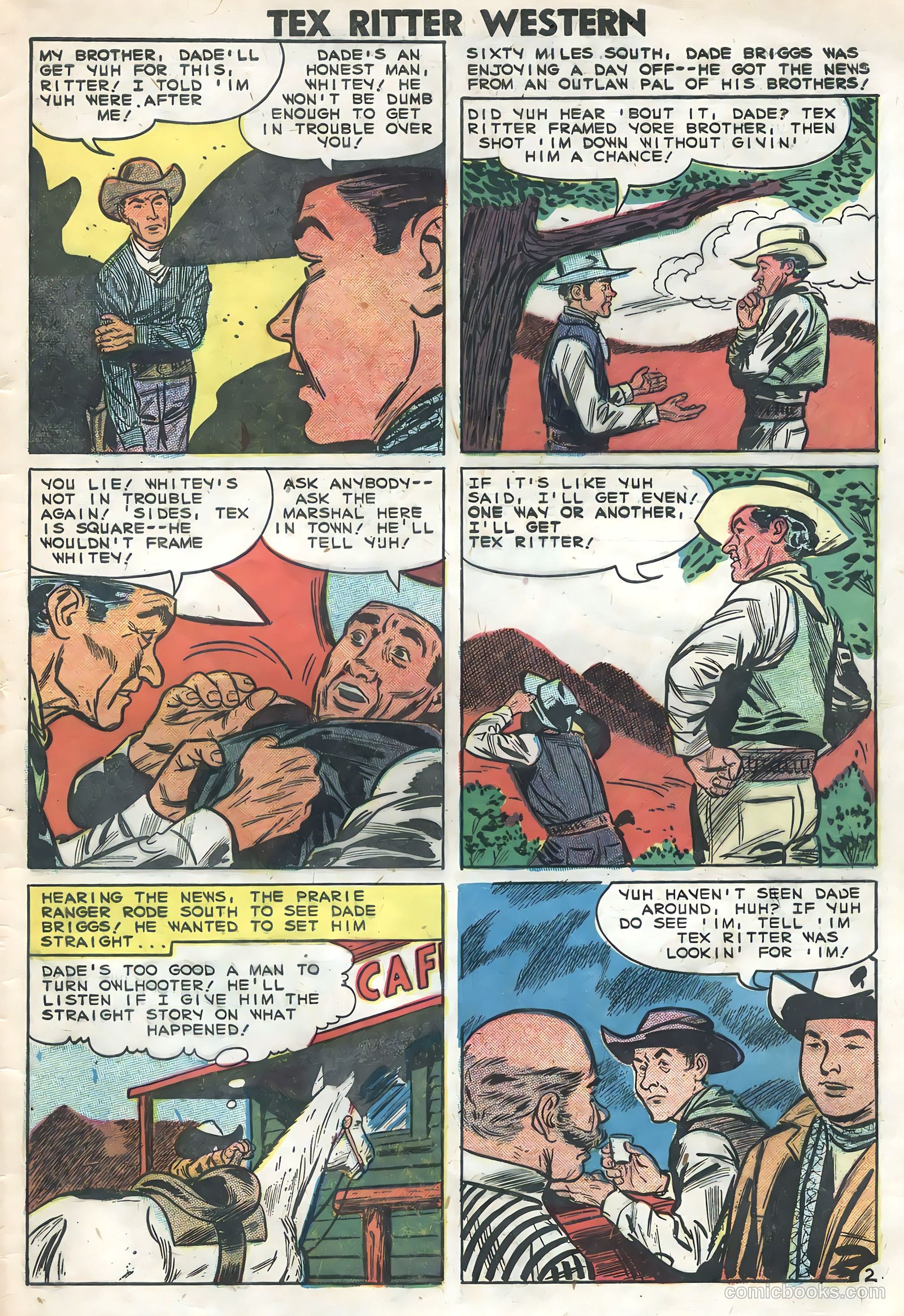 Tex Ritter Western #46 — page 29 of 36