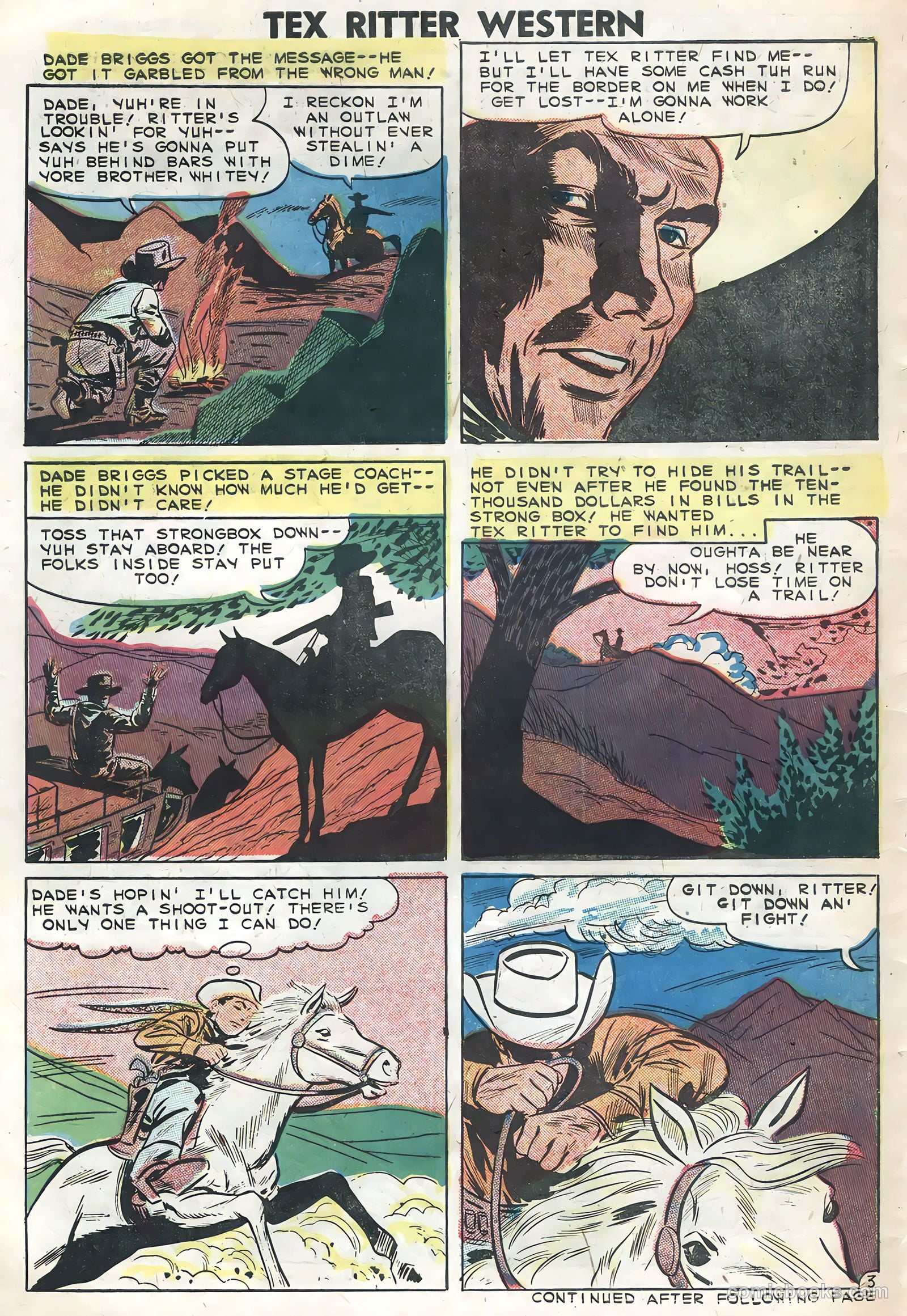 Tex Ritter Western #46 — page 30 of 36
