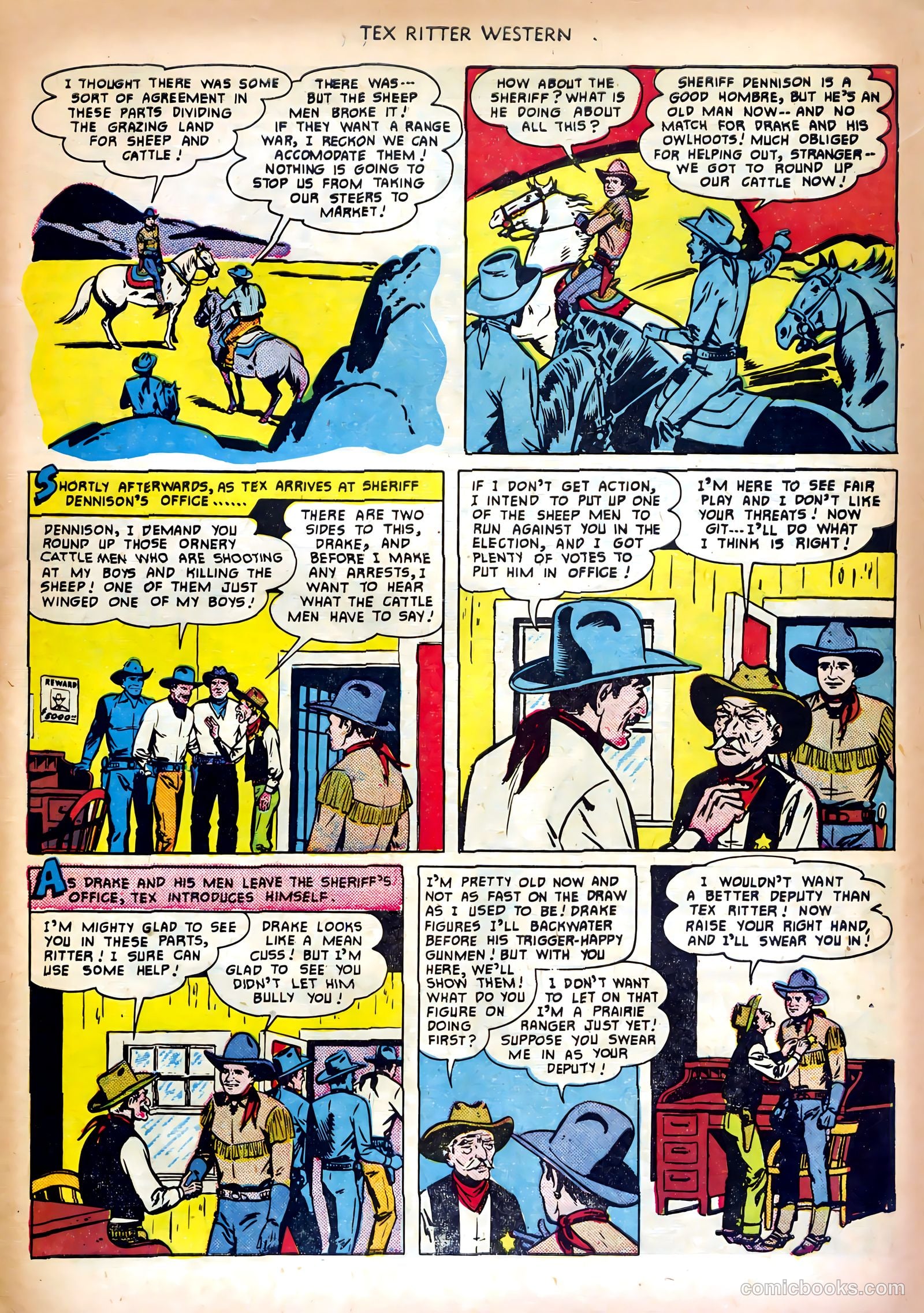 Tex Ritter Western #5 — page 5 of 36