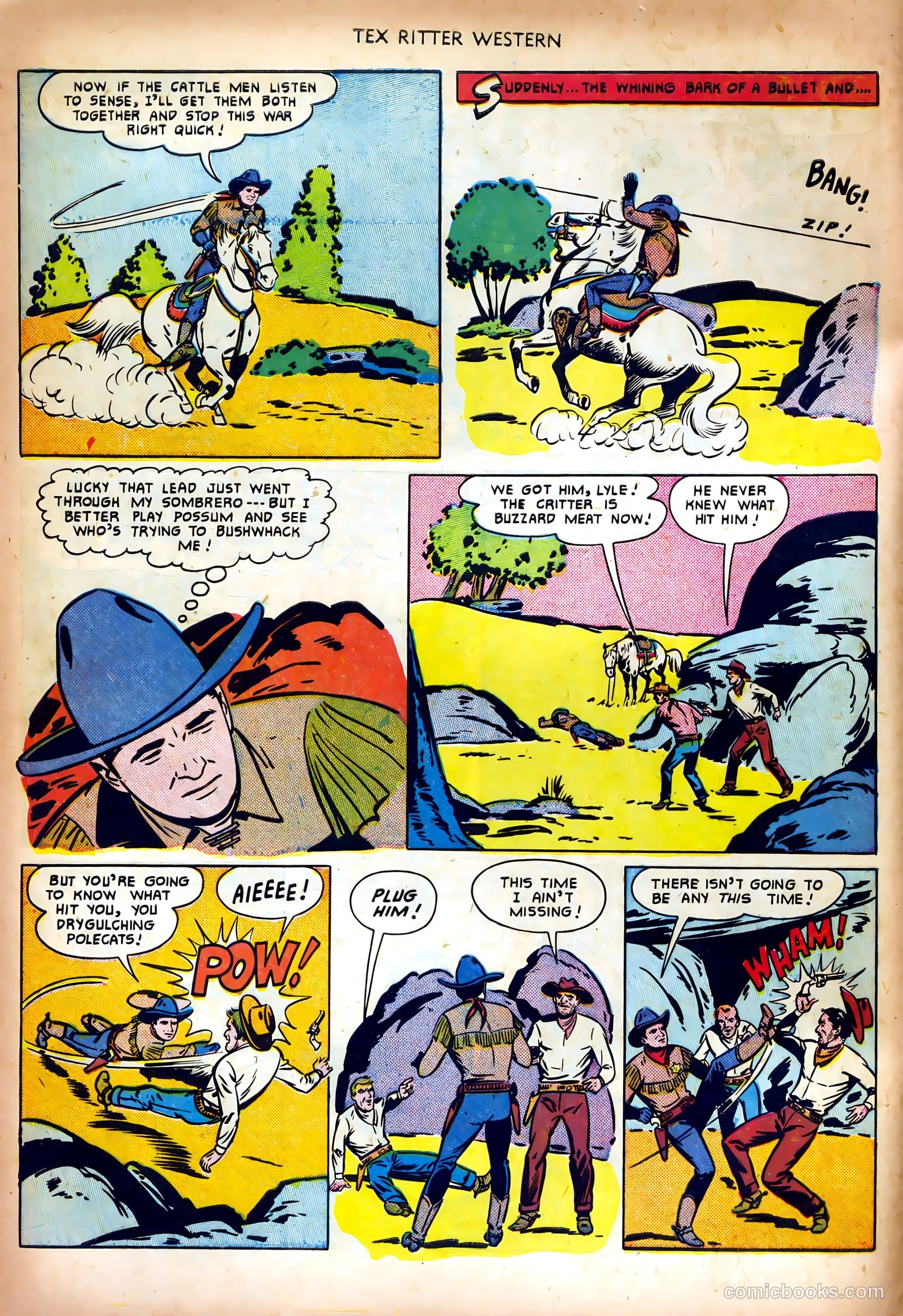 Tex Ritter Western #5 — page 8 of 36