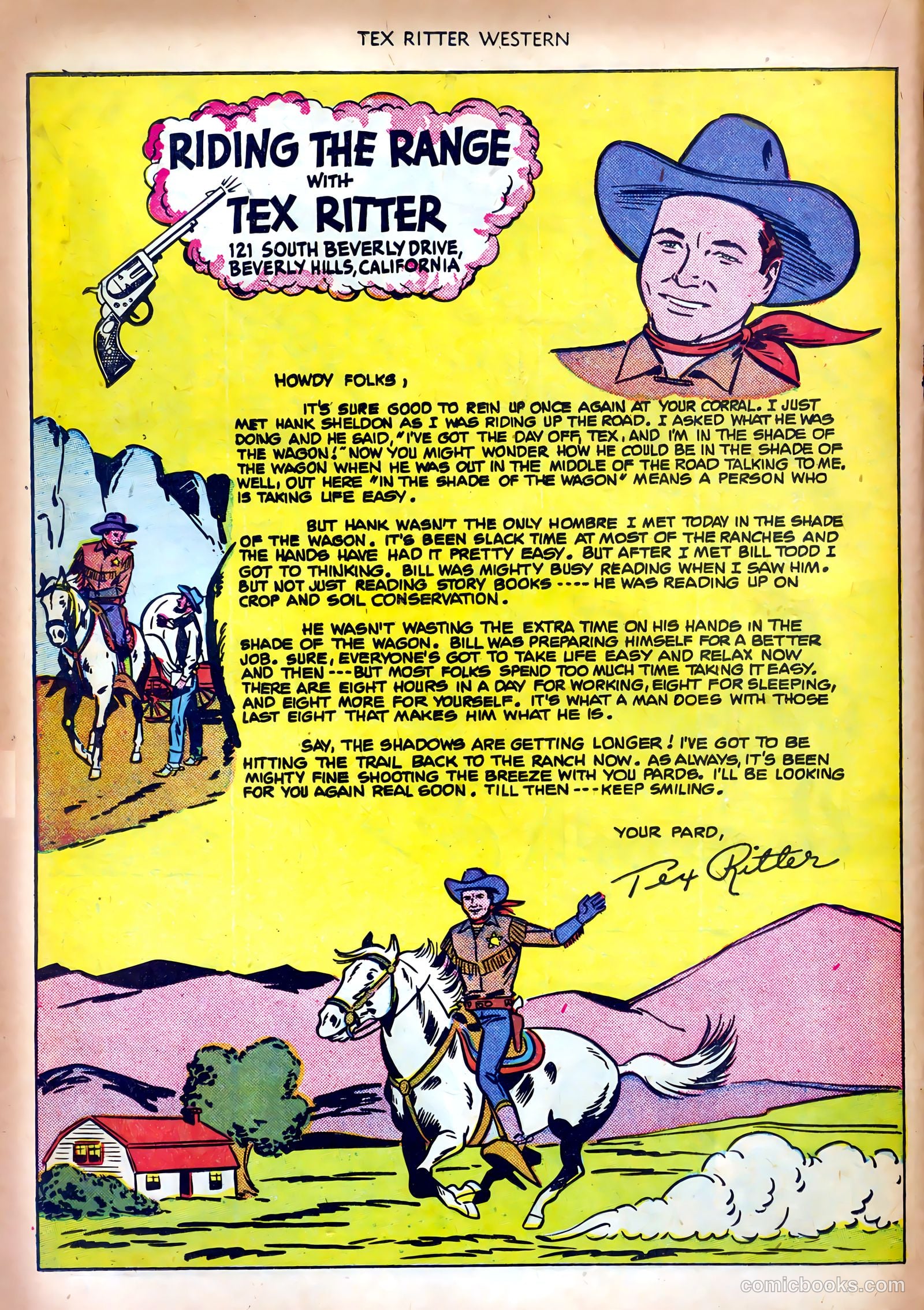 Tex Ritter Western #5 — page 22 of 36