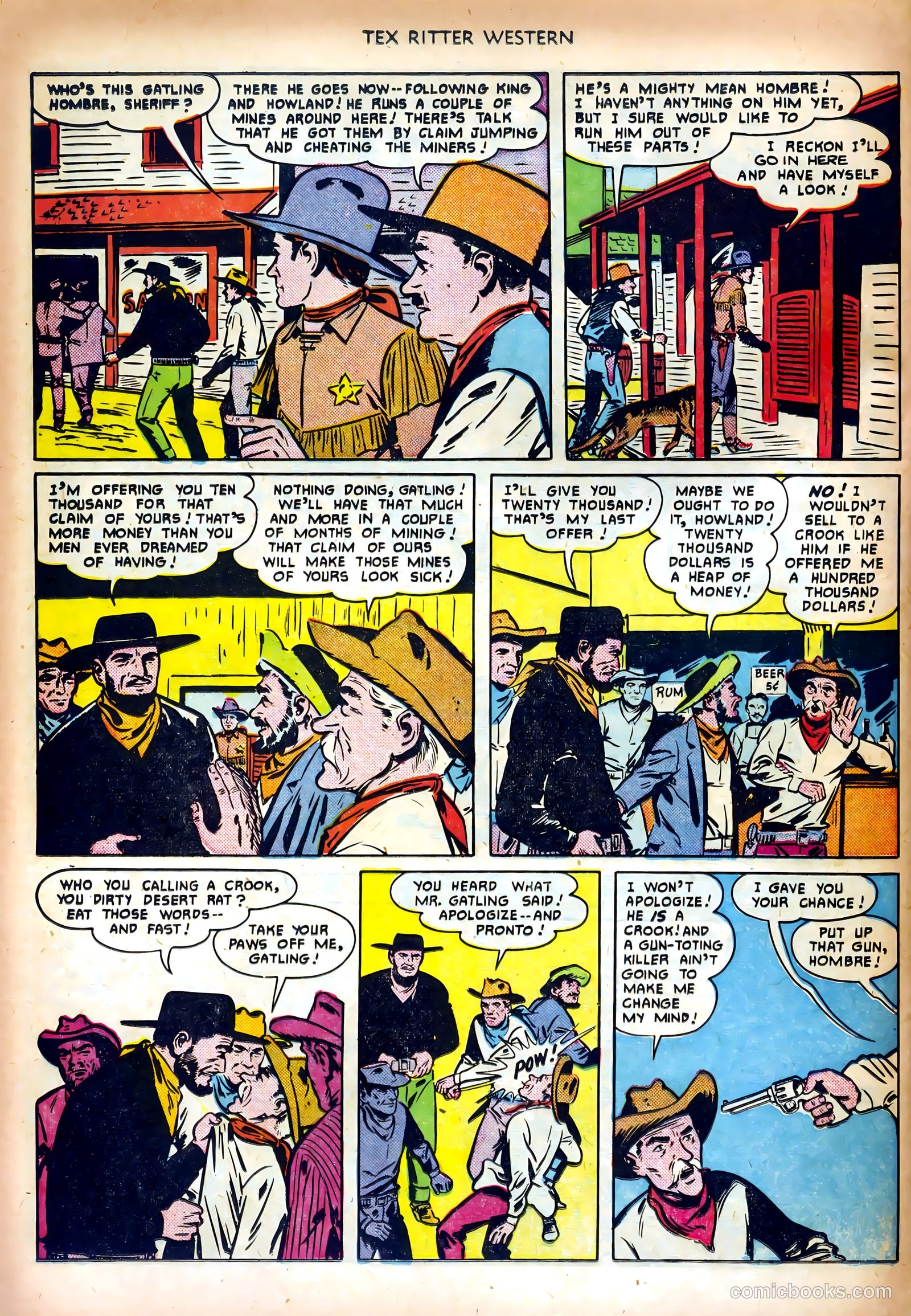 Tex Ritter Western #5 — page 24 of 36