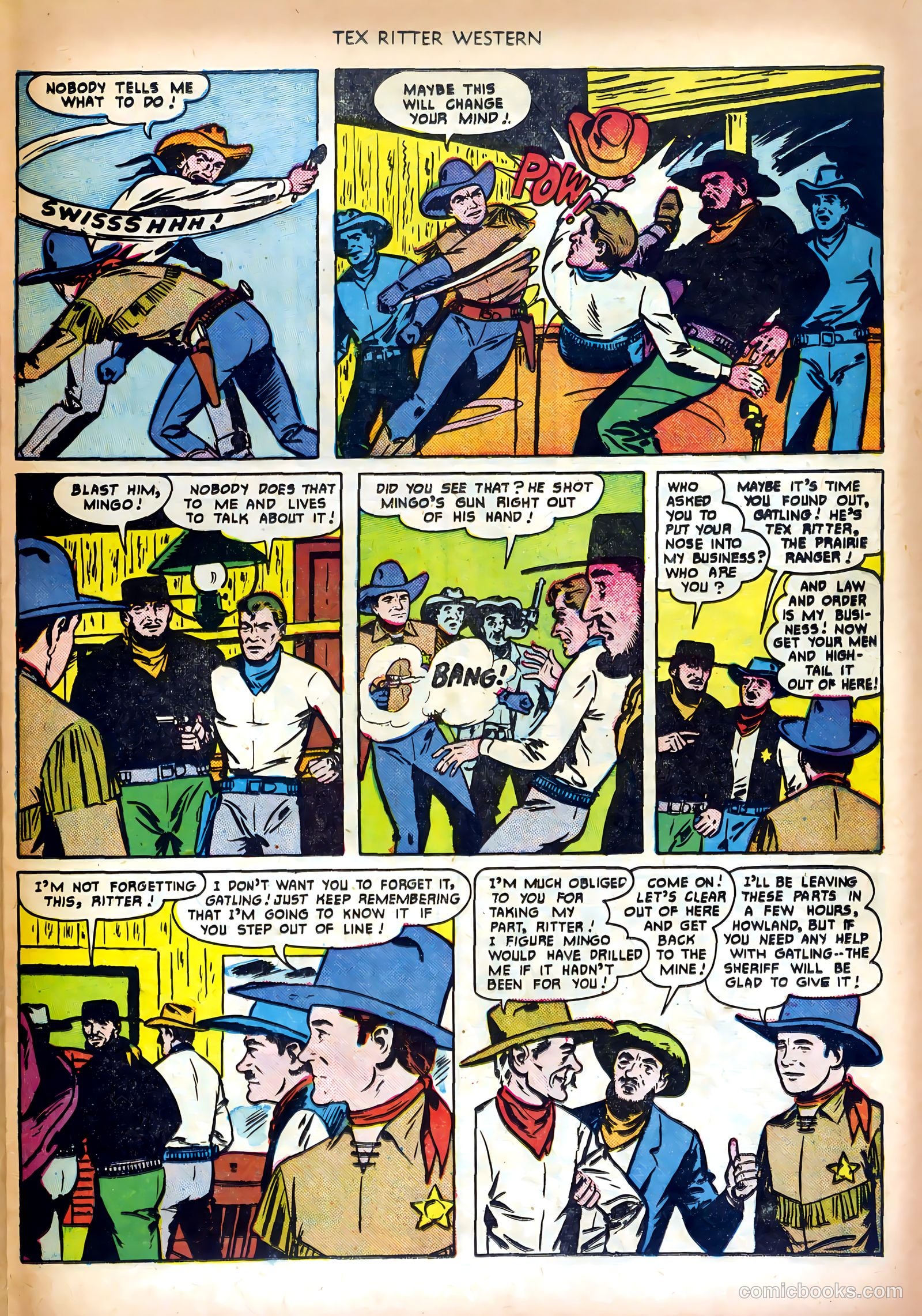 Tex Ritter Western #5 — page 25 of 36