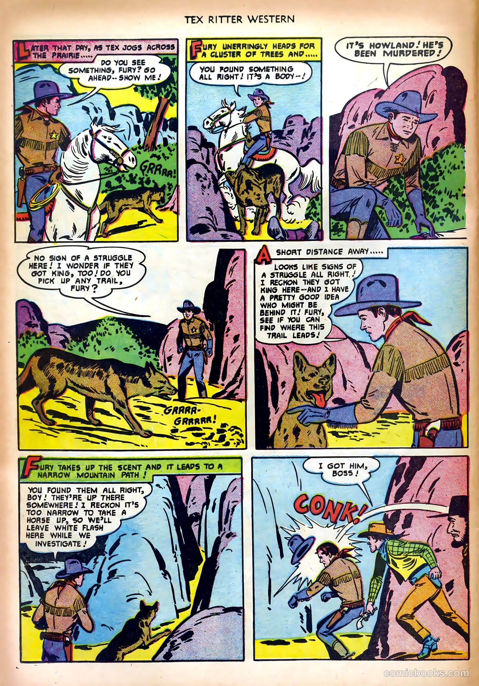 Tex Ritter Western #5 — page 26 of 36