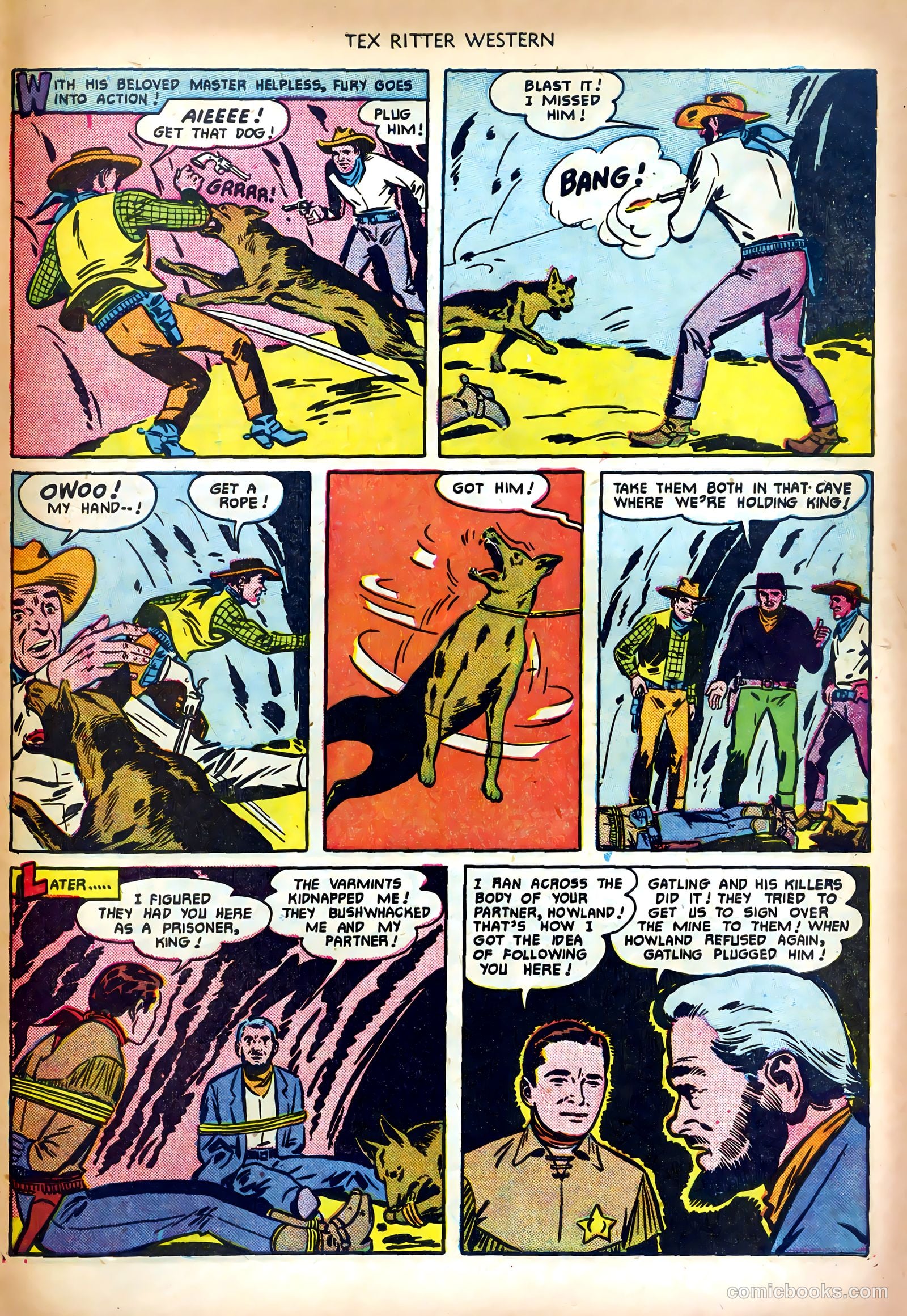 Tex Ritter Western #5 — page 27 of 36