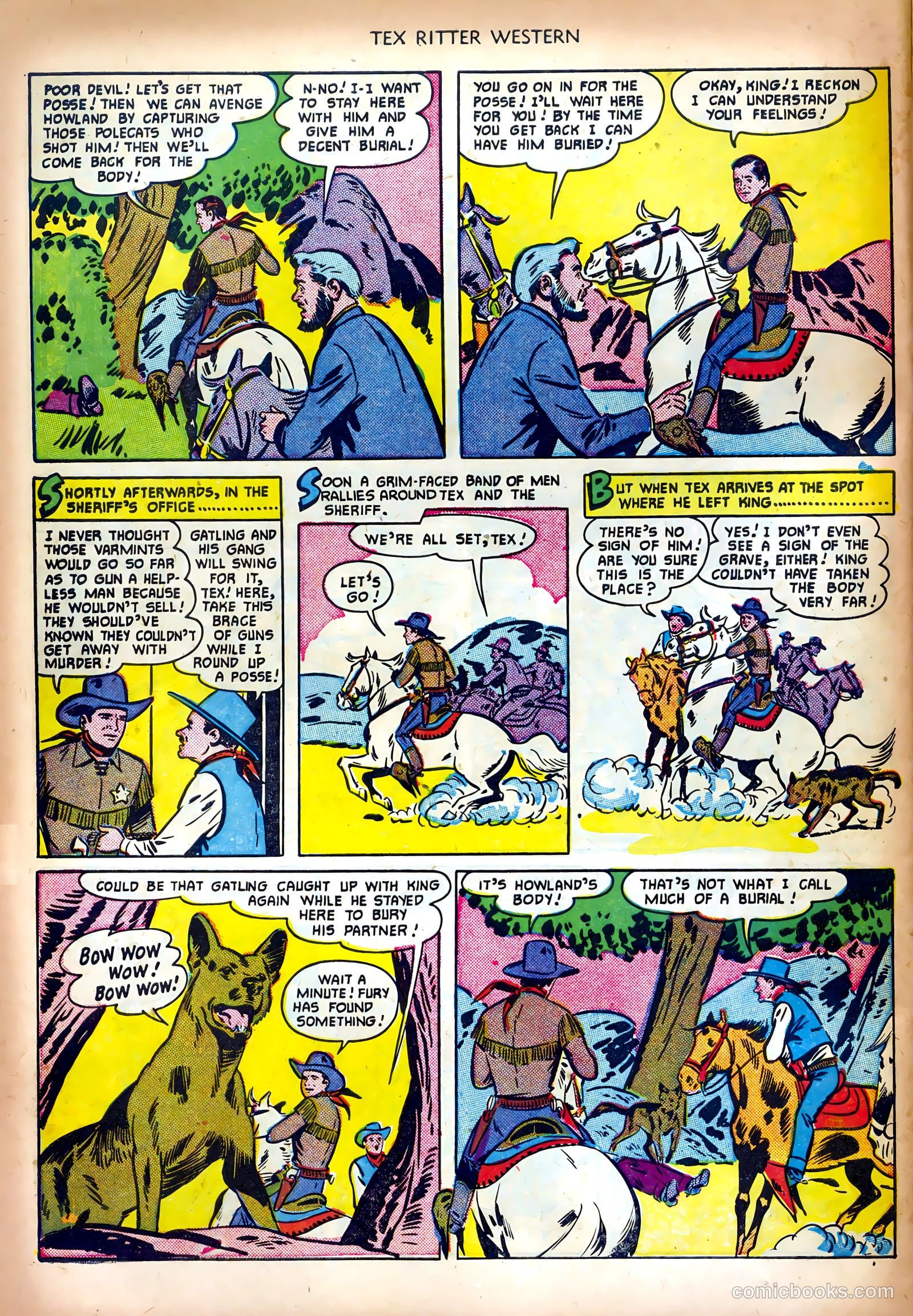 Tex Ritter Western #5 — page 30 of 36