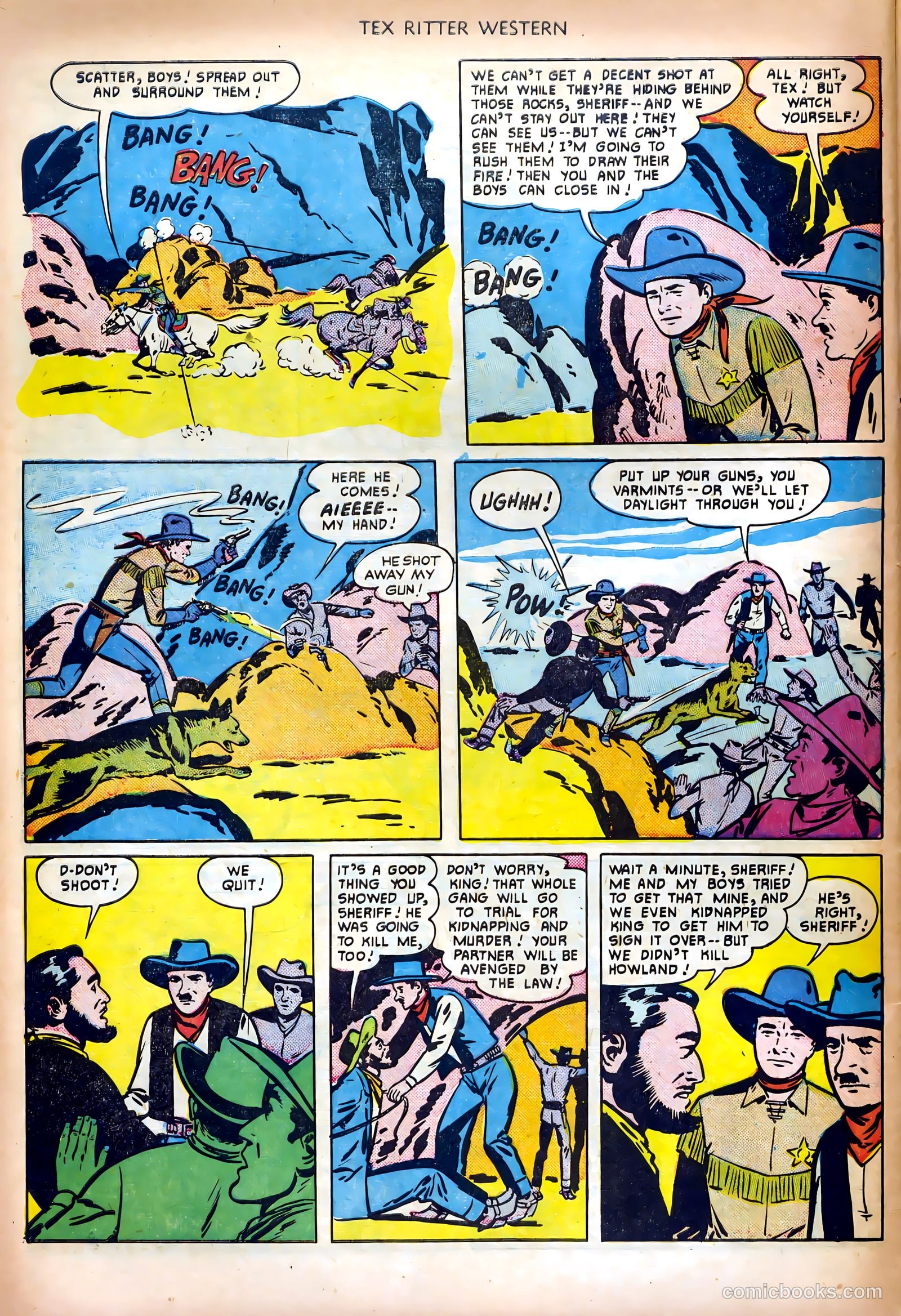 Tex Ritter Western #5 — page 32 of 36