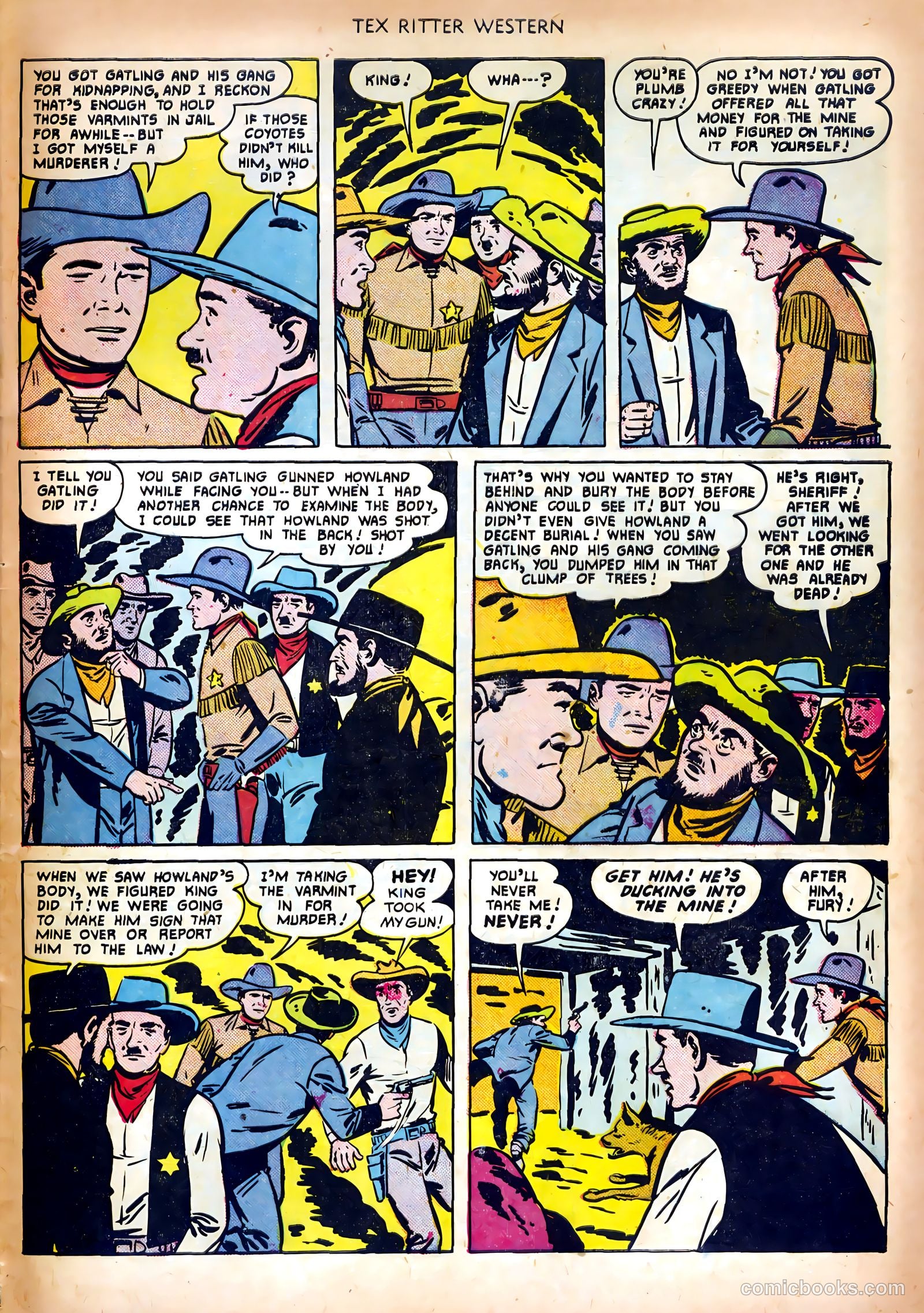 Tex Ritter Western #5 — page 33 of 36